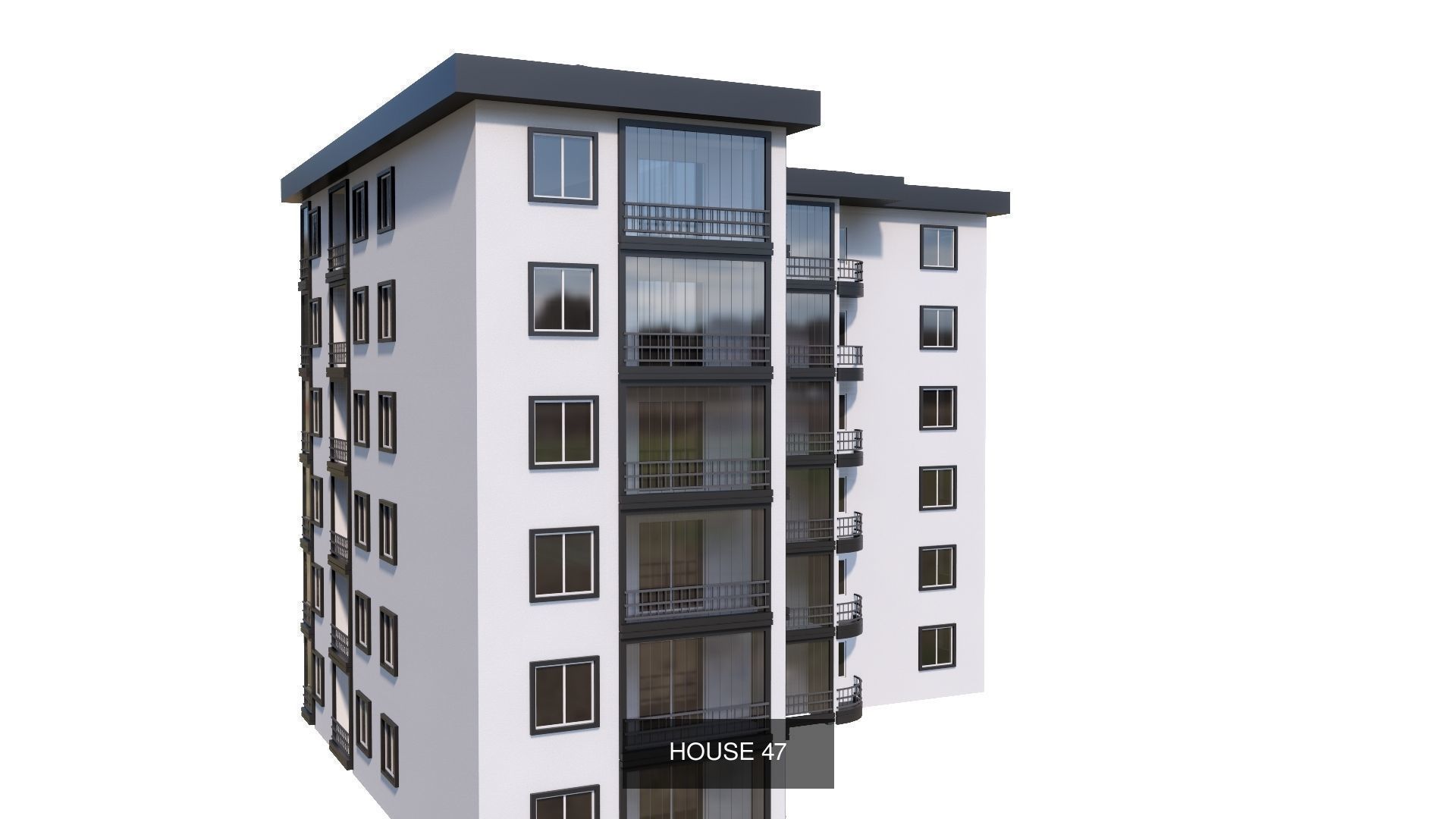 ISTANBUL HOUSES- 149 HOUSES 3D Model Collection_98