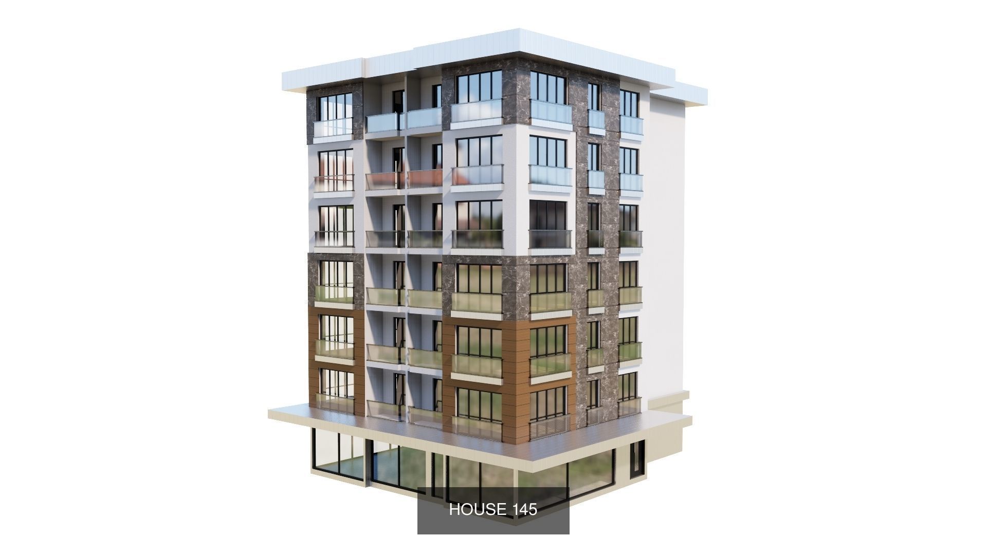 ISTANBUL HOUSES- 149 HOUSES 3D Model Collection_186