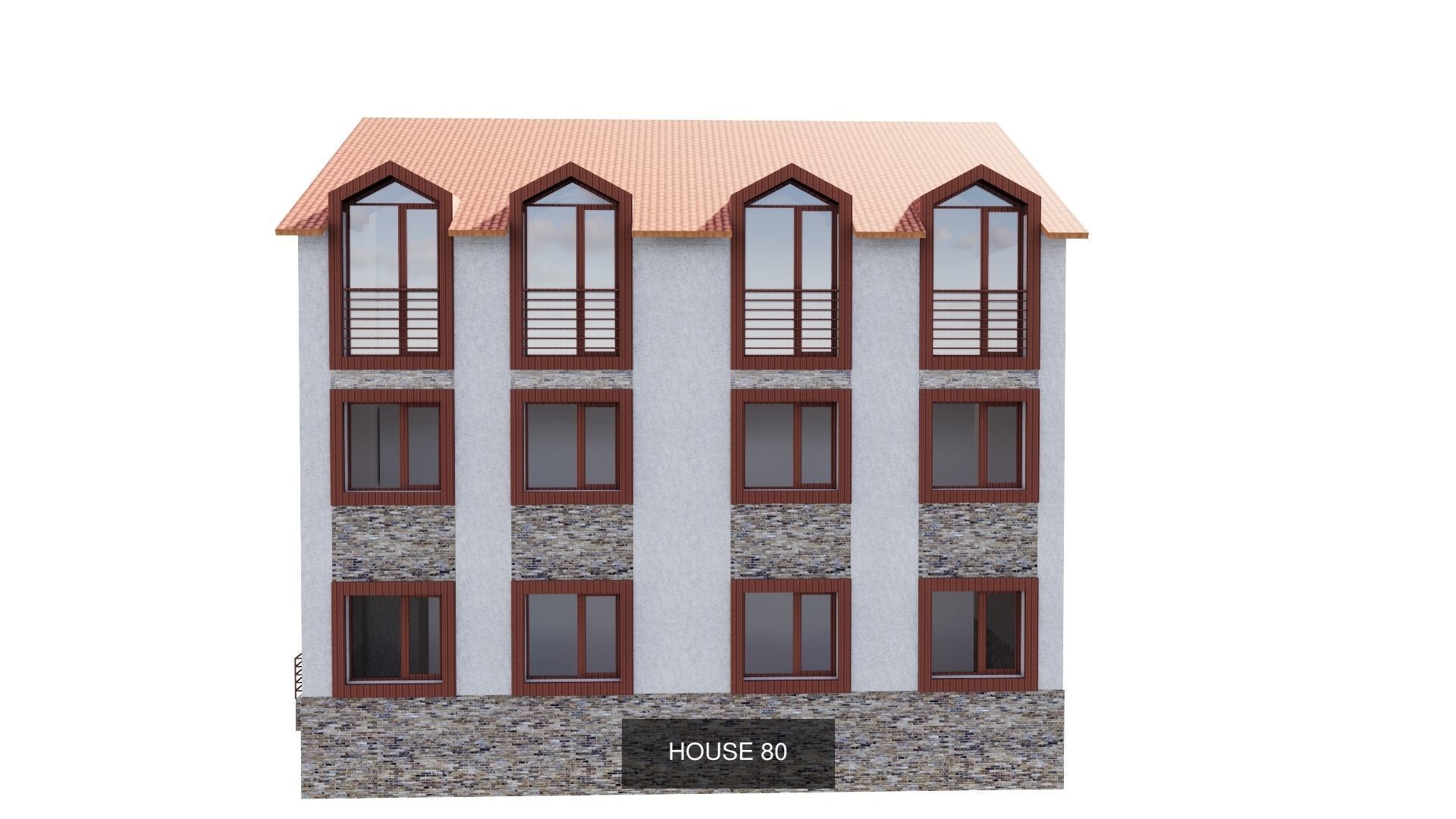 ISTANBUL HOUSES- 149 HOUSES 3D Model Collection_131