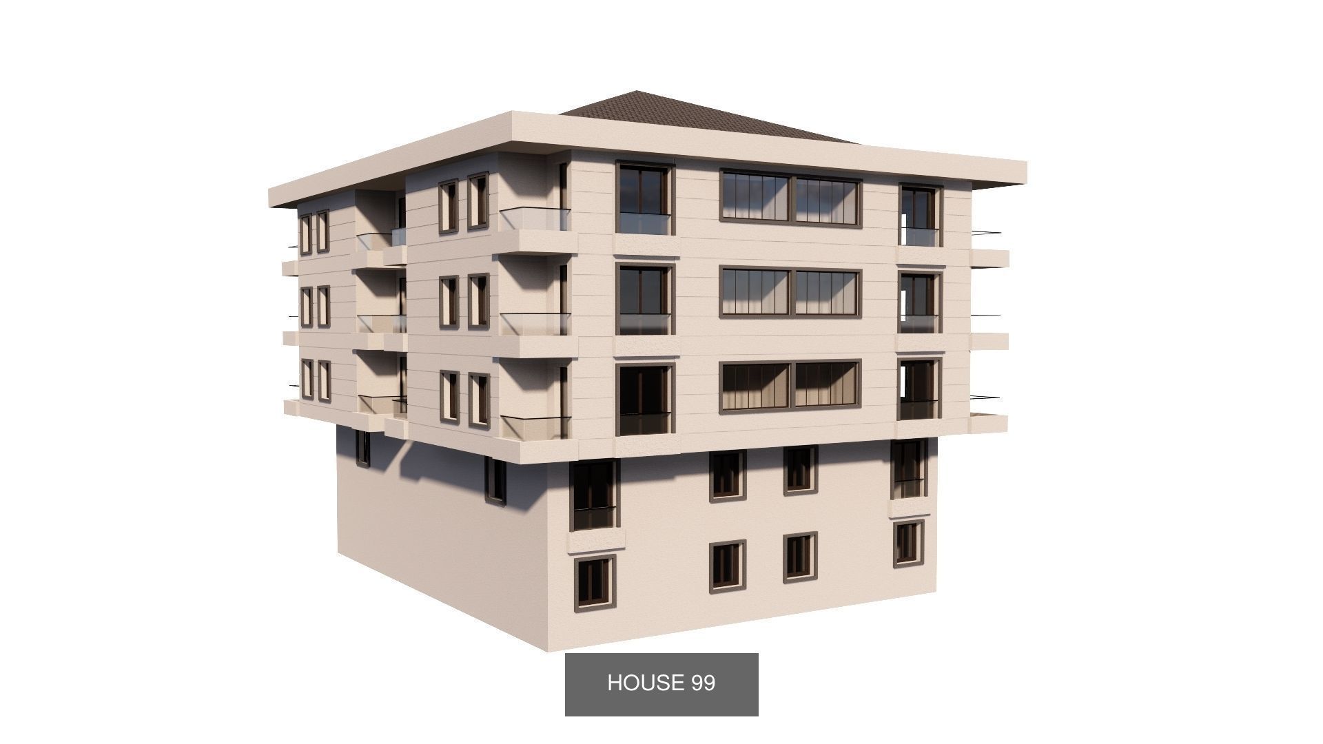 ISTANBUL HOUSES- 149 HOUSES 3D Model Collection_149
