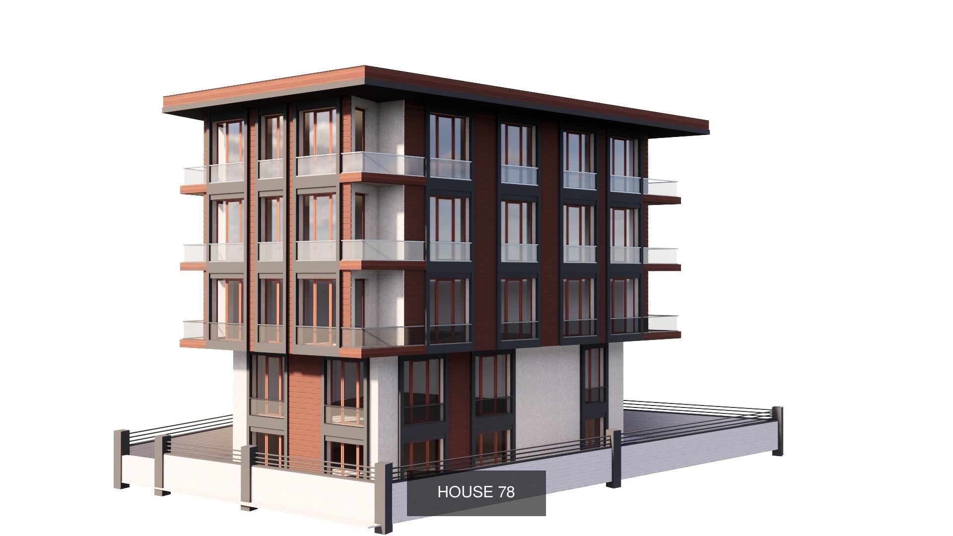ISTANBUL HOUSES- 149 HOUSES 3D Model Collection_129
