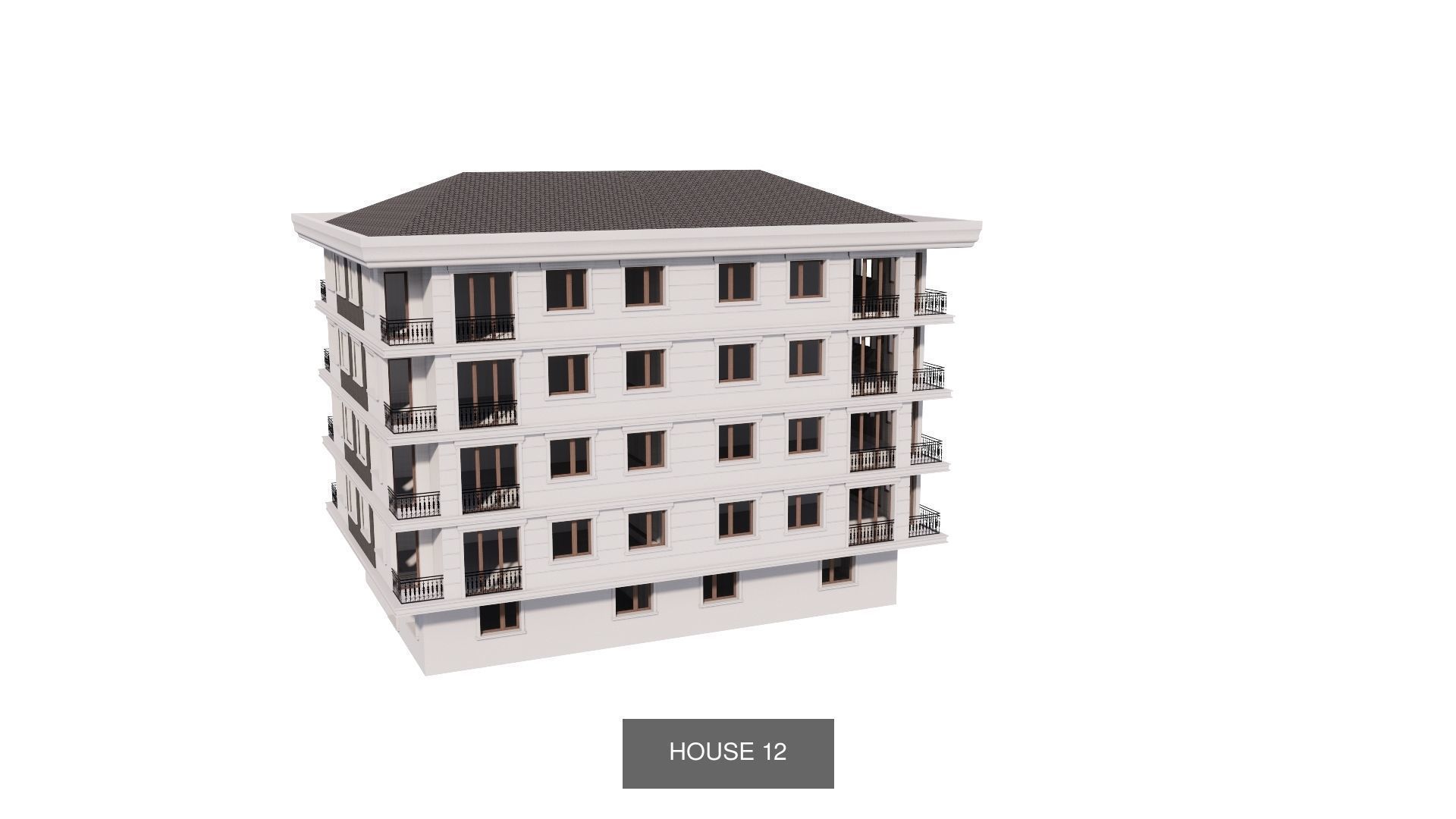ISTANBUL HOUSES- 149 HOUSES 3D Model Collection_64