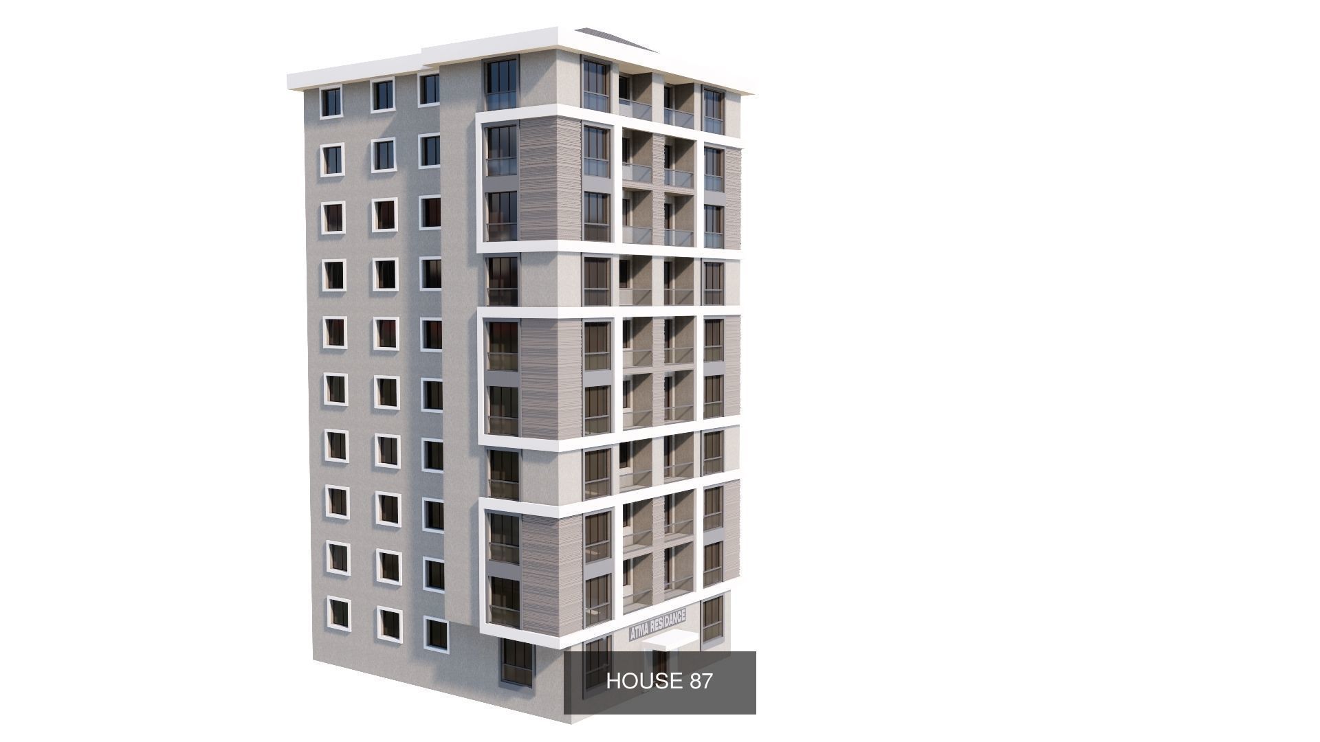 ISTANBUL HOUSES- 149 HOUSES 3D Model Collection_138