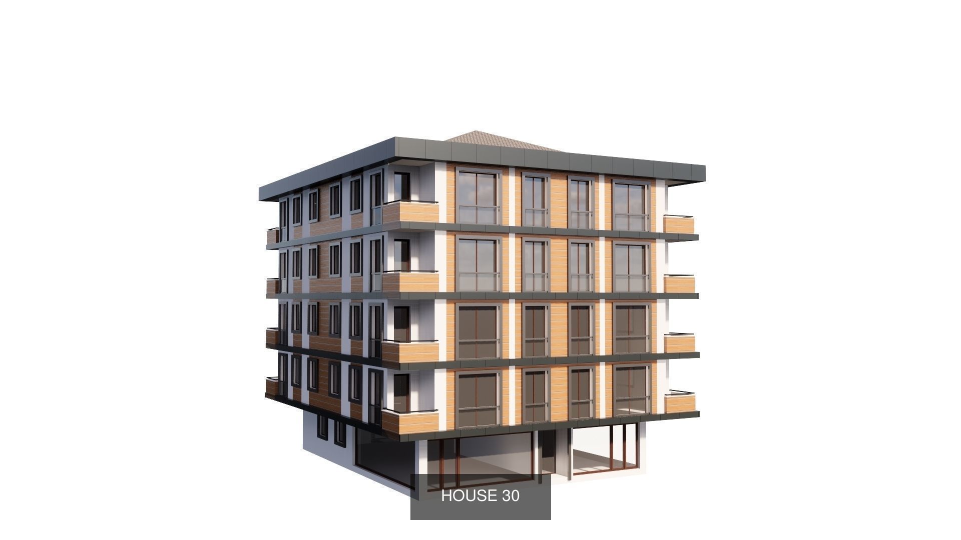ISTANBUL HOUSES- 149 HOUSES 3D Model Collection_81