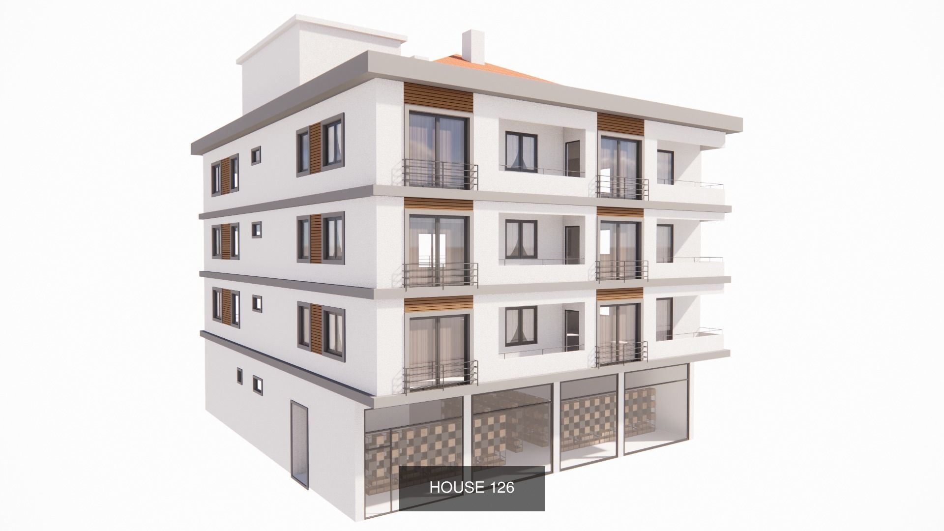 ISTANBUL HOUSES- 149 HOUSES 3D Model Collection_172