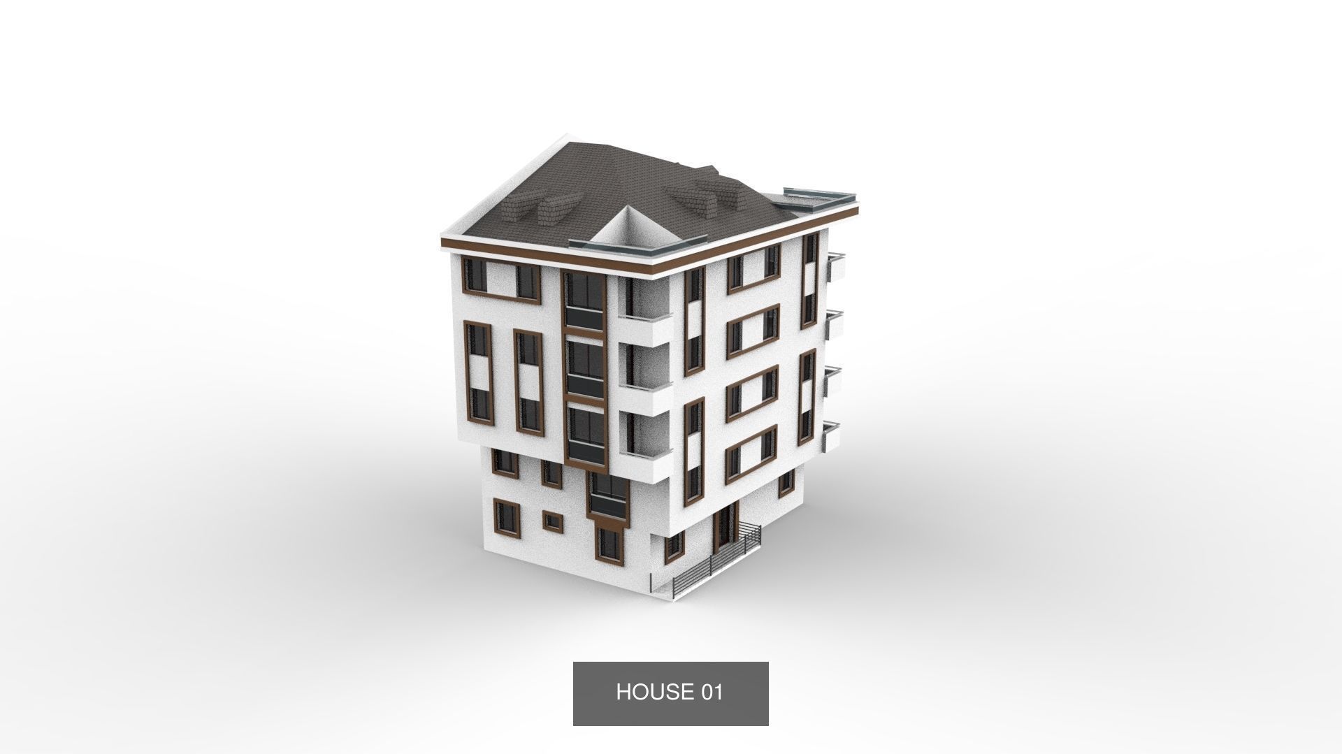 ISTANBUL HOUSES- 149 HOUSES 3D Model Collection_53