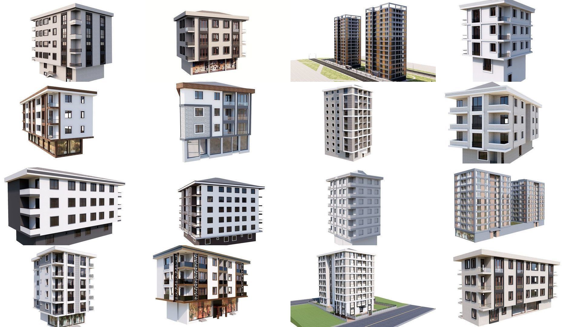 ISTANBUL HOUSES- 149 HOUSES 3D Model Collection_44