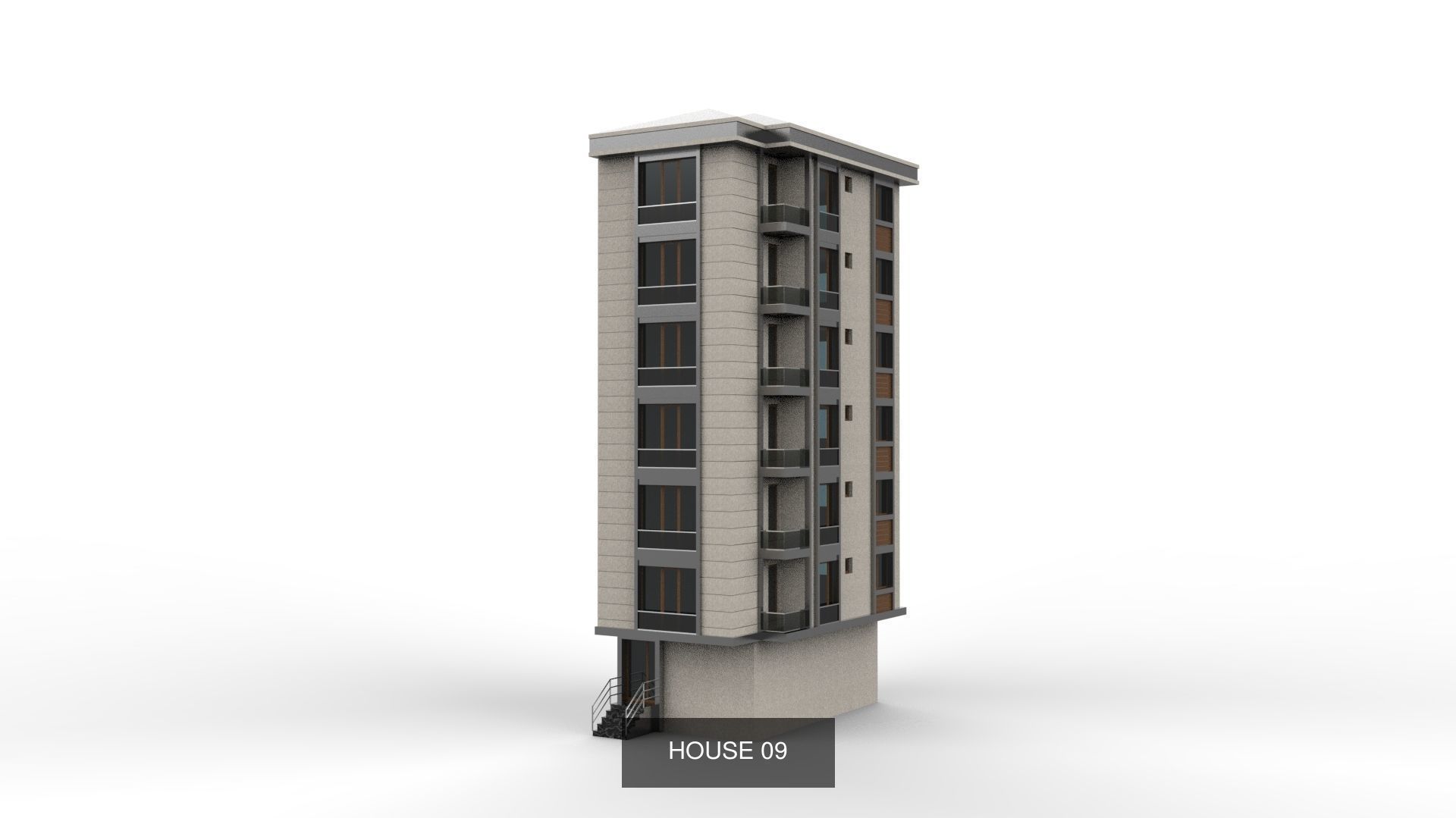ISTANBUL HOUSES- 149 HOUSES 3D Model Collection_61