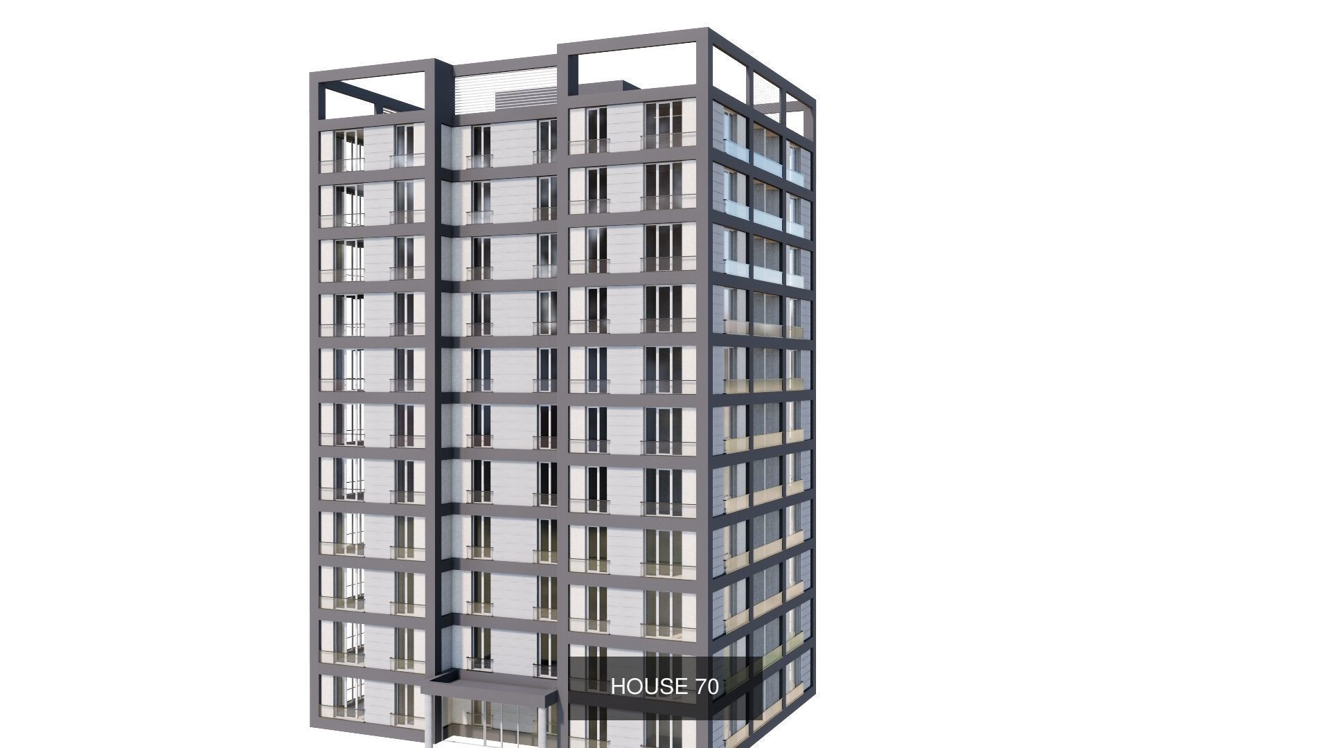 ISTANBUL HOUSES- 149 HOUSES 3D Model Collection_121