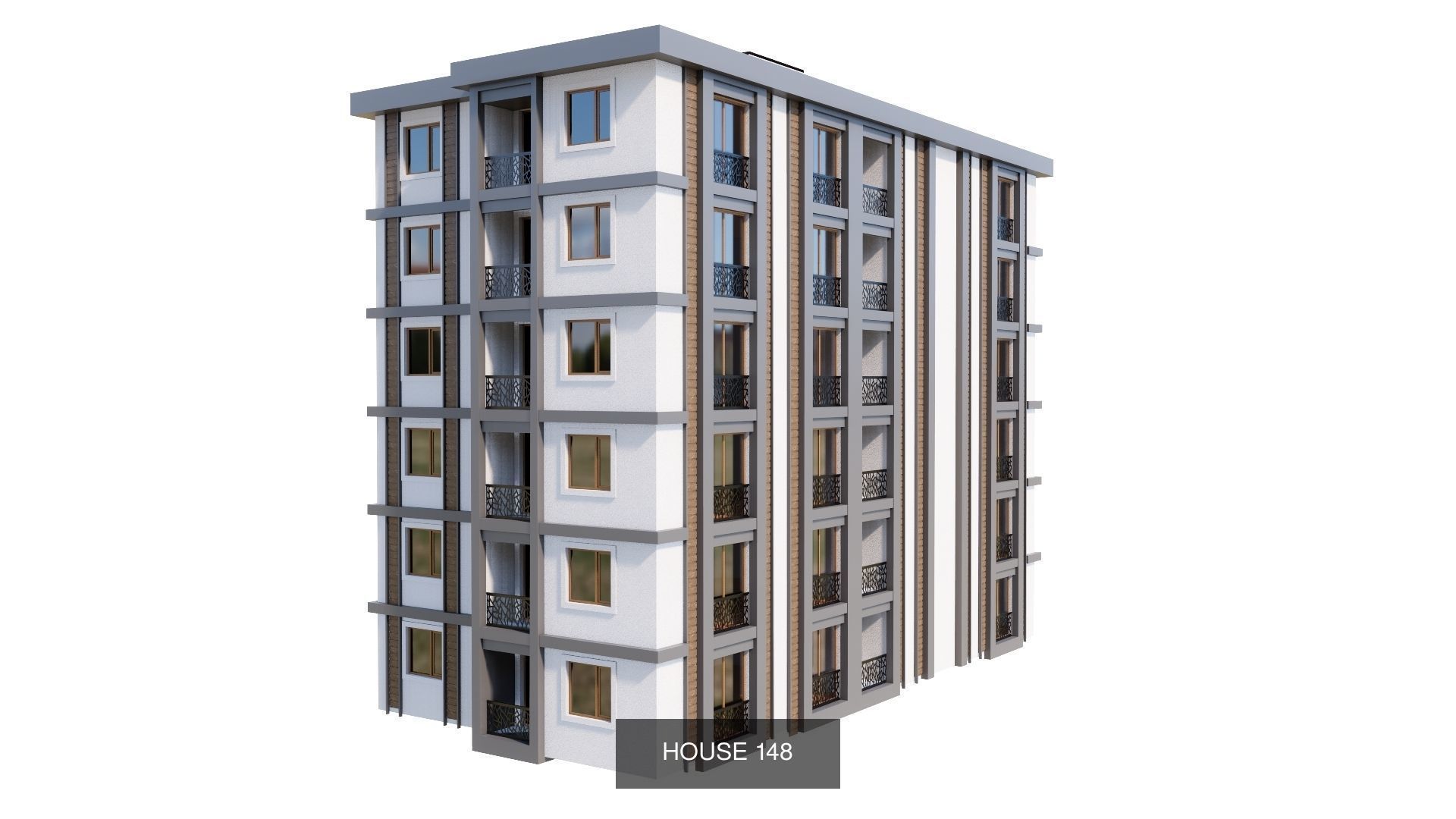 ISTANBUL HOUSES- 149 HOUSES 3D Model Collection_189
