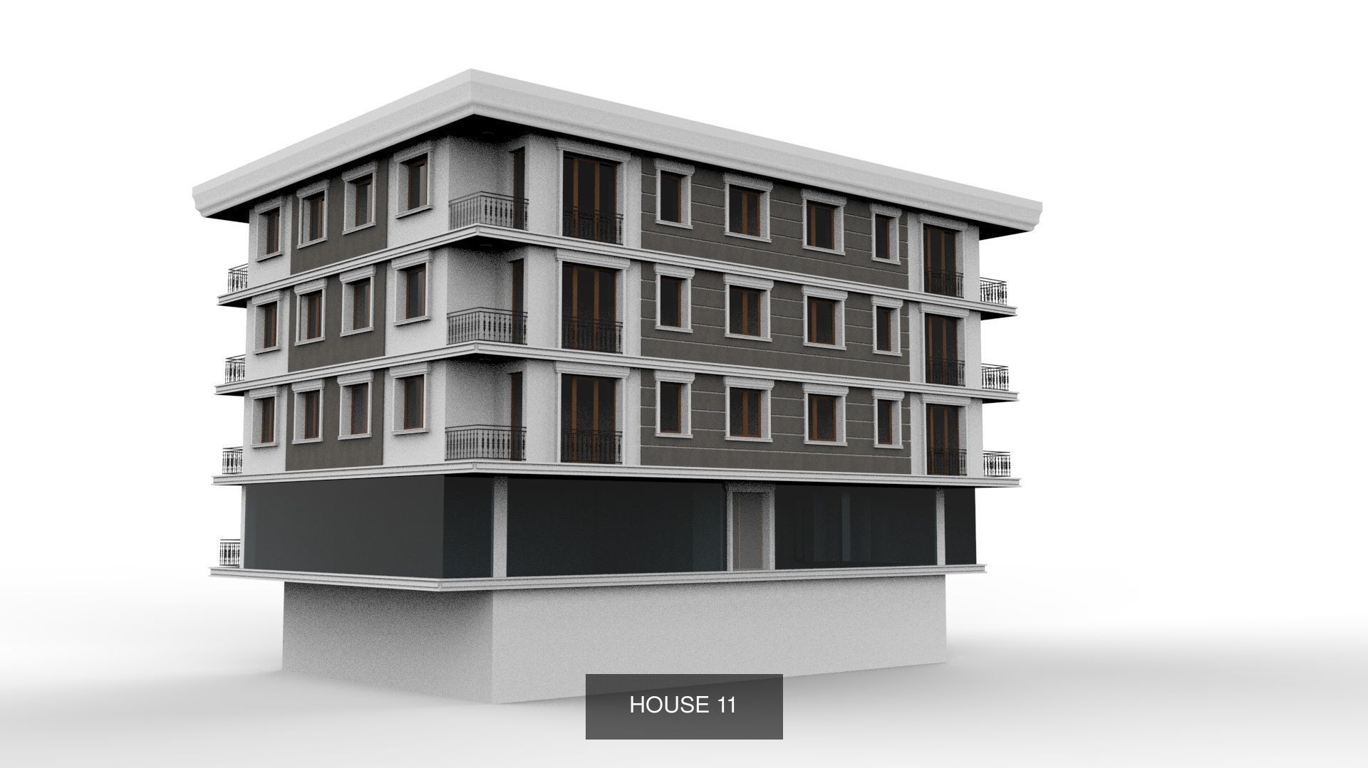 ISTANBUL HOUSES- 149 HOUSES 3D Model Collection_63