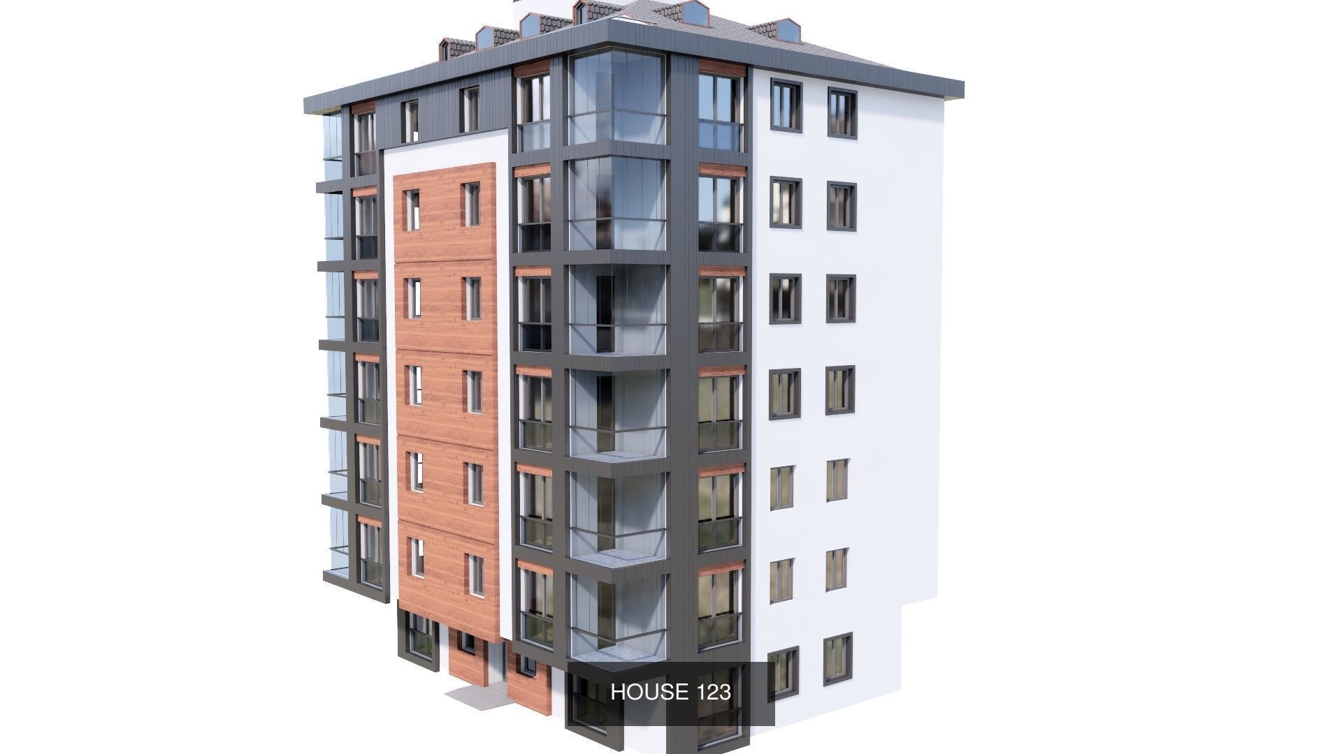 ISTANBUL HOUSES- 149 HOUSES 3D Model Collection_170