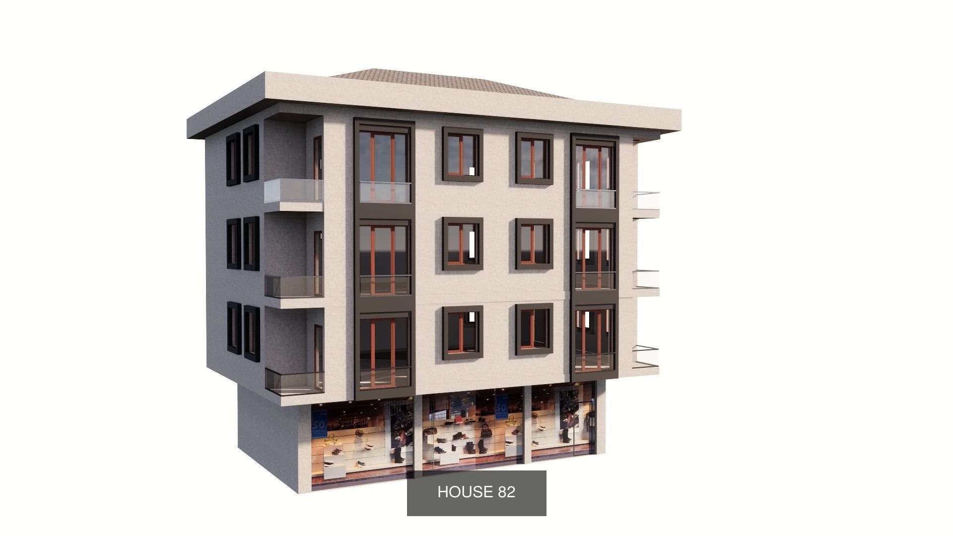 ISTANBUL HOUSES- 149 HOUSES 3D Model Collection_133