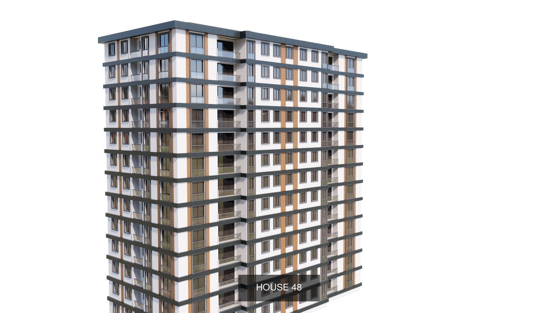 ISTANBUL HOUSES- 149 HOUSES 3D Model Collection_99