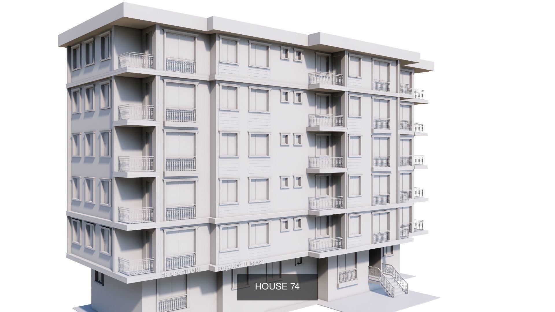ISTANBUL HOUSES- 149 HOUSES 3D Model Collection_125