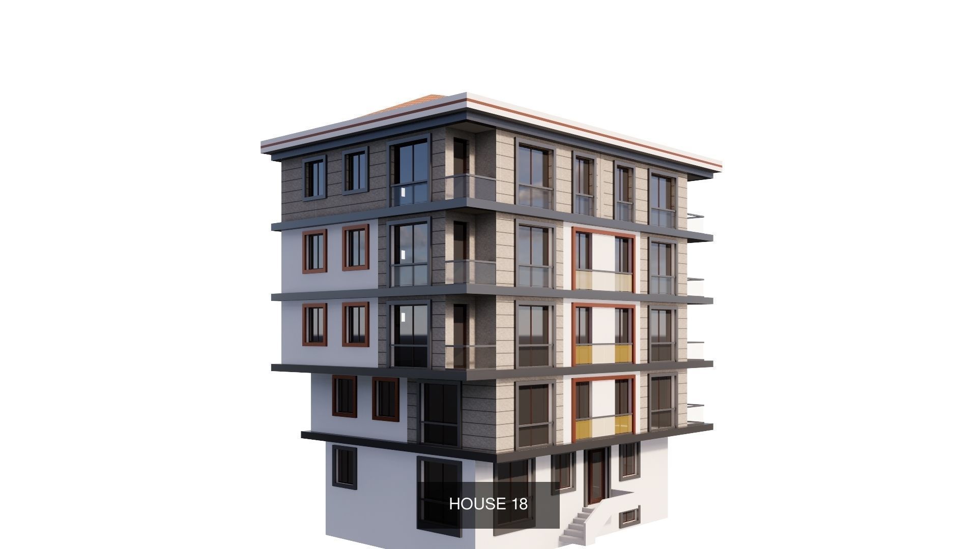 ISTANBUL HOUSES- 149 HOUSES 3D Model Collection_69