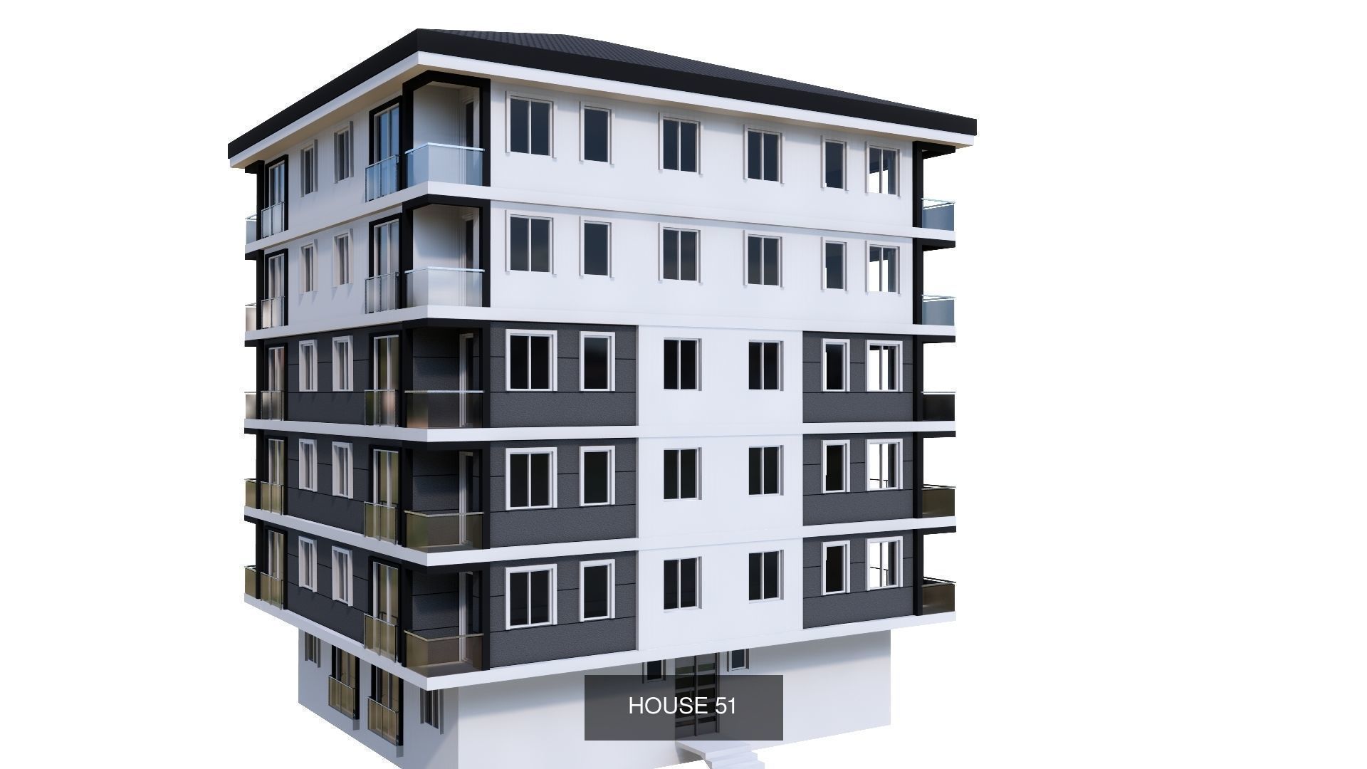 ISTANBUL HOUSES- 149 HOUSES 3D Model Collection_102