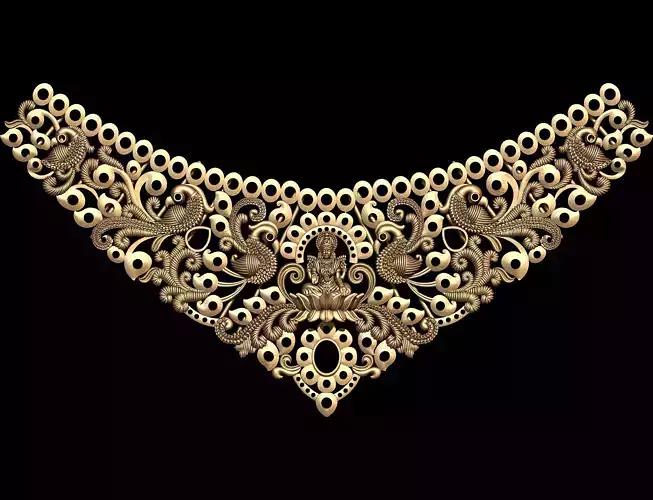 Indian God Necklace Set 15 3D print model