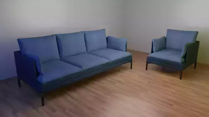 Modern Sofa 3D model