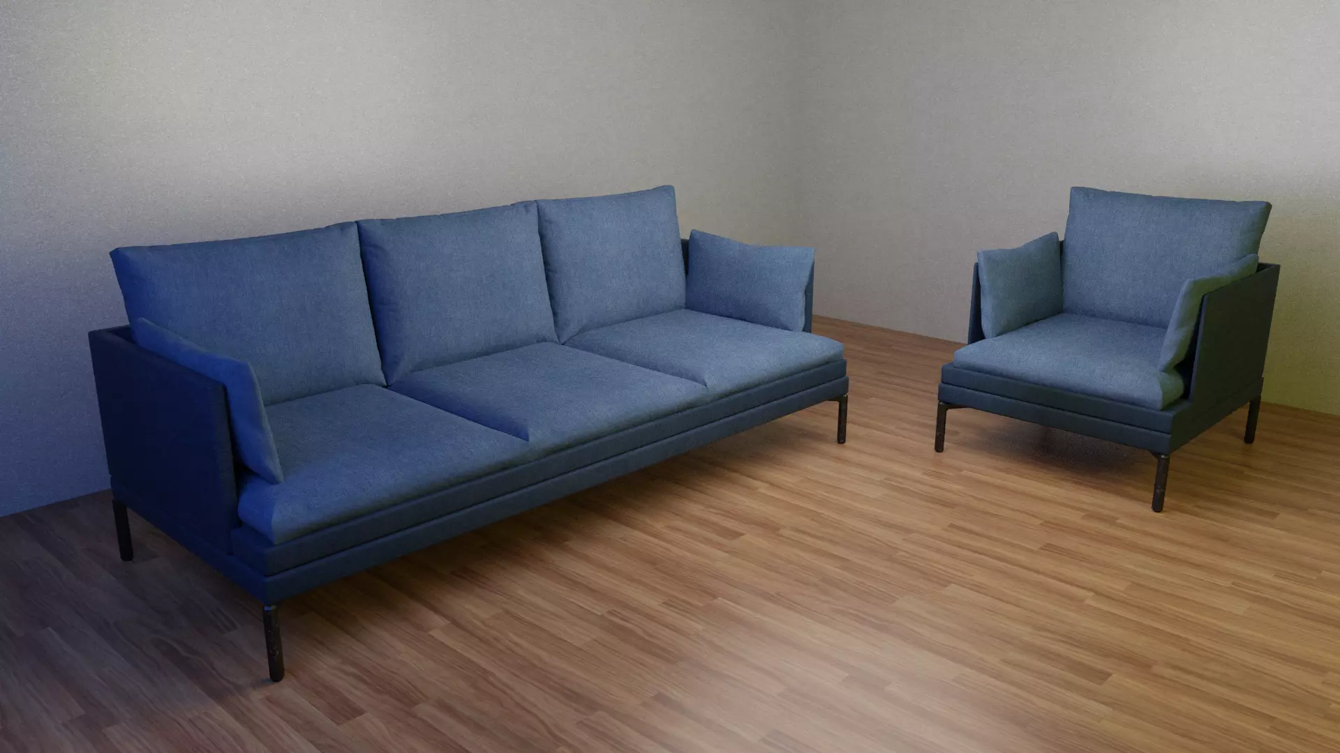 Modern Sofa 3D model_0
