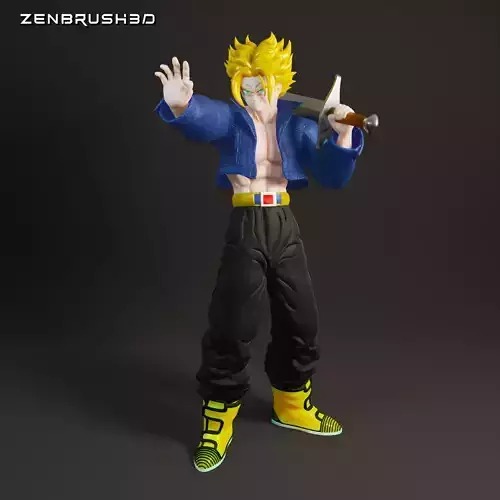 TRUNKS SSJ - DRAGON BALL Z 3D print model