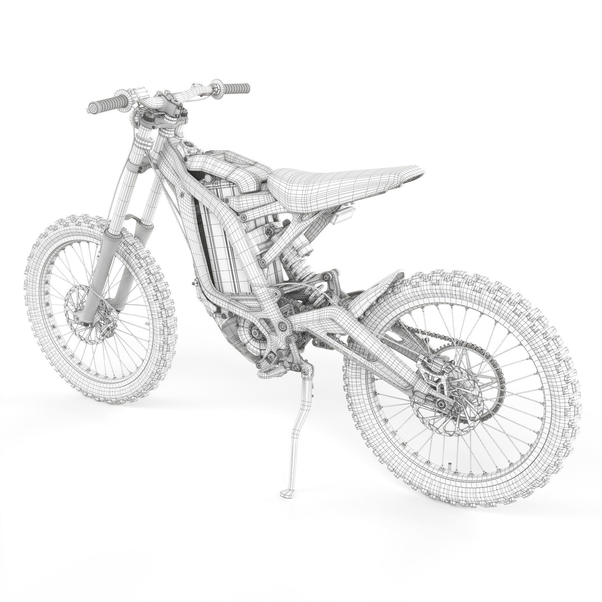 Electric bike Surron X 3D model_28