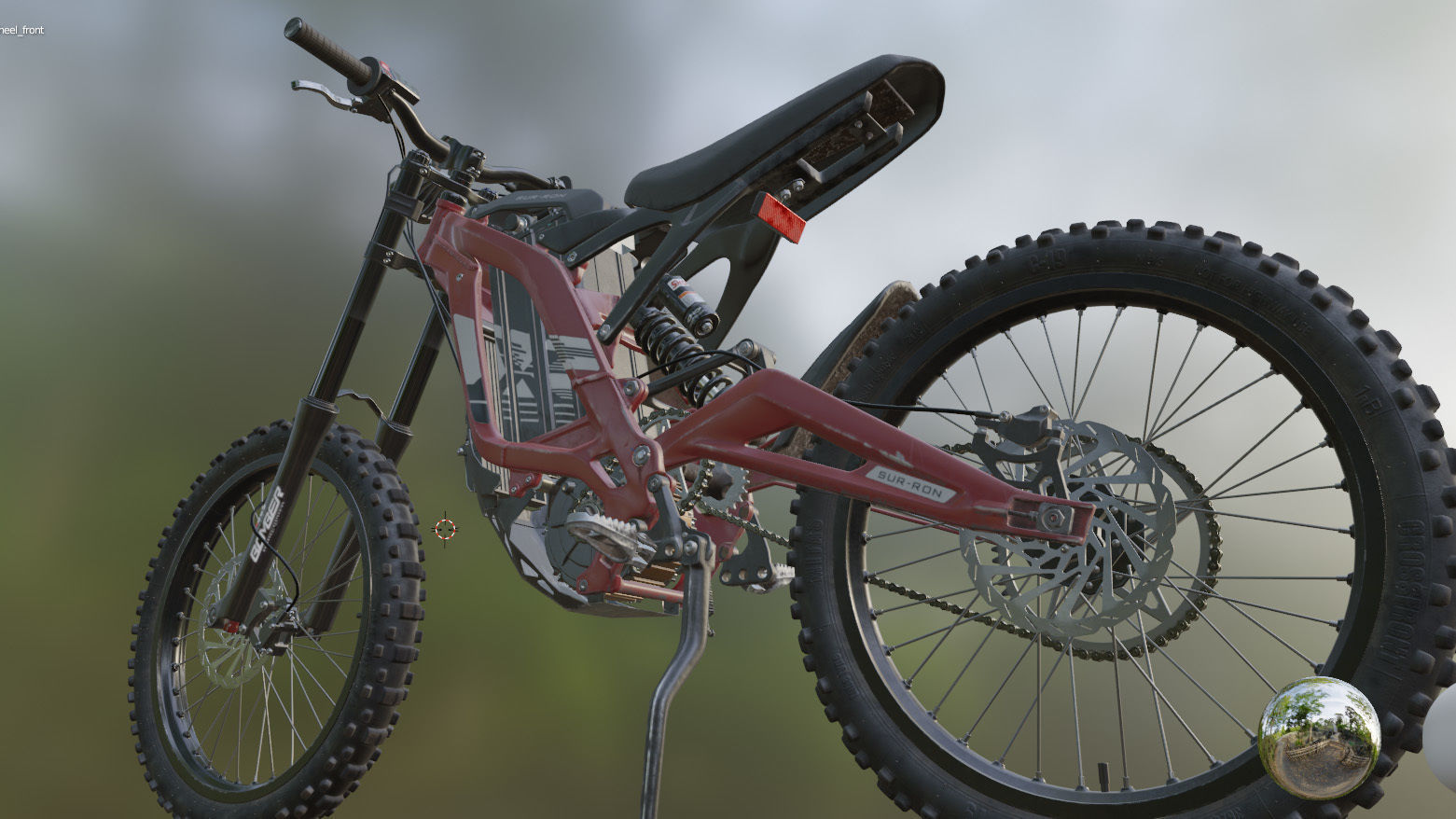 Electric bike Surron X 3D model_17