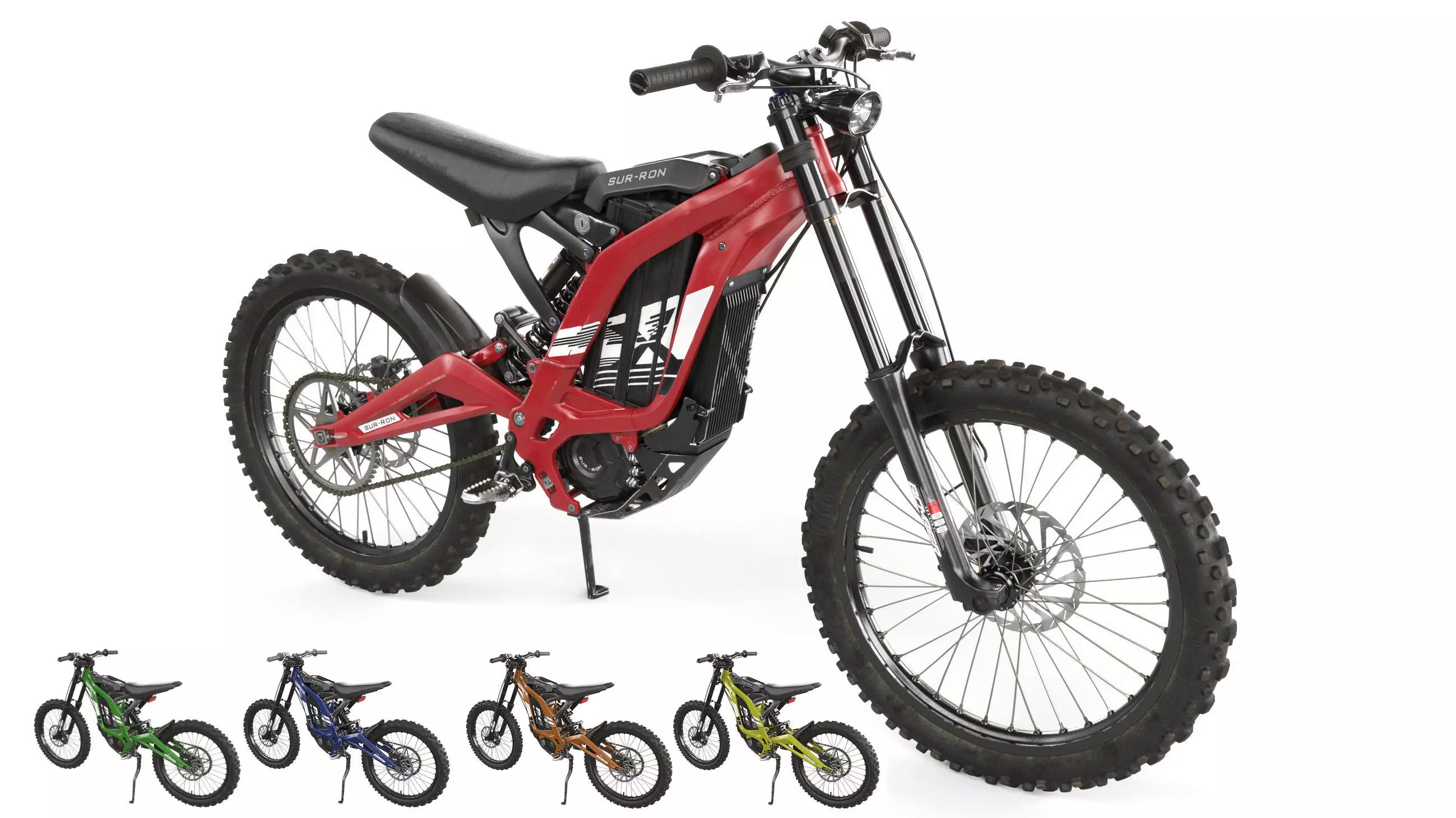 Electric bike Surron X 3D model_0