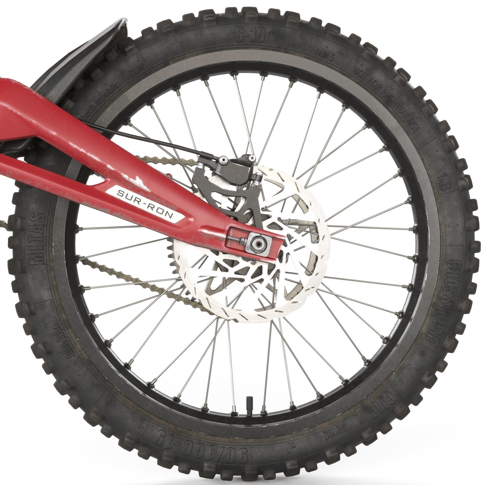 Electric bike Surron X 3D model_22