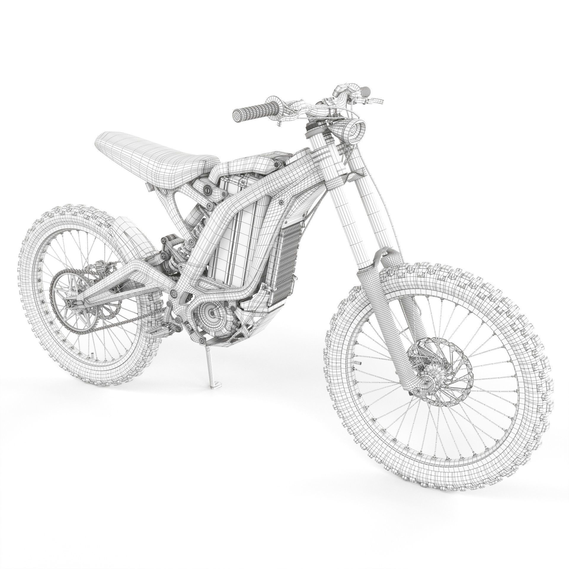 Electric bike Surron X 3D model_27