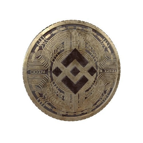 Binance Coin v5 004 3D model