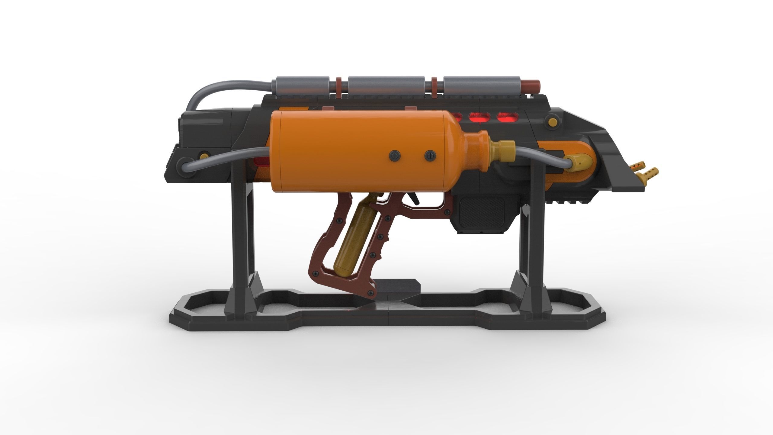 Flame Cannon - Legends Of Tomorrow - Printable 3d model - STL 3D print model_6