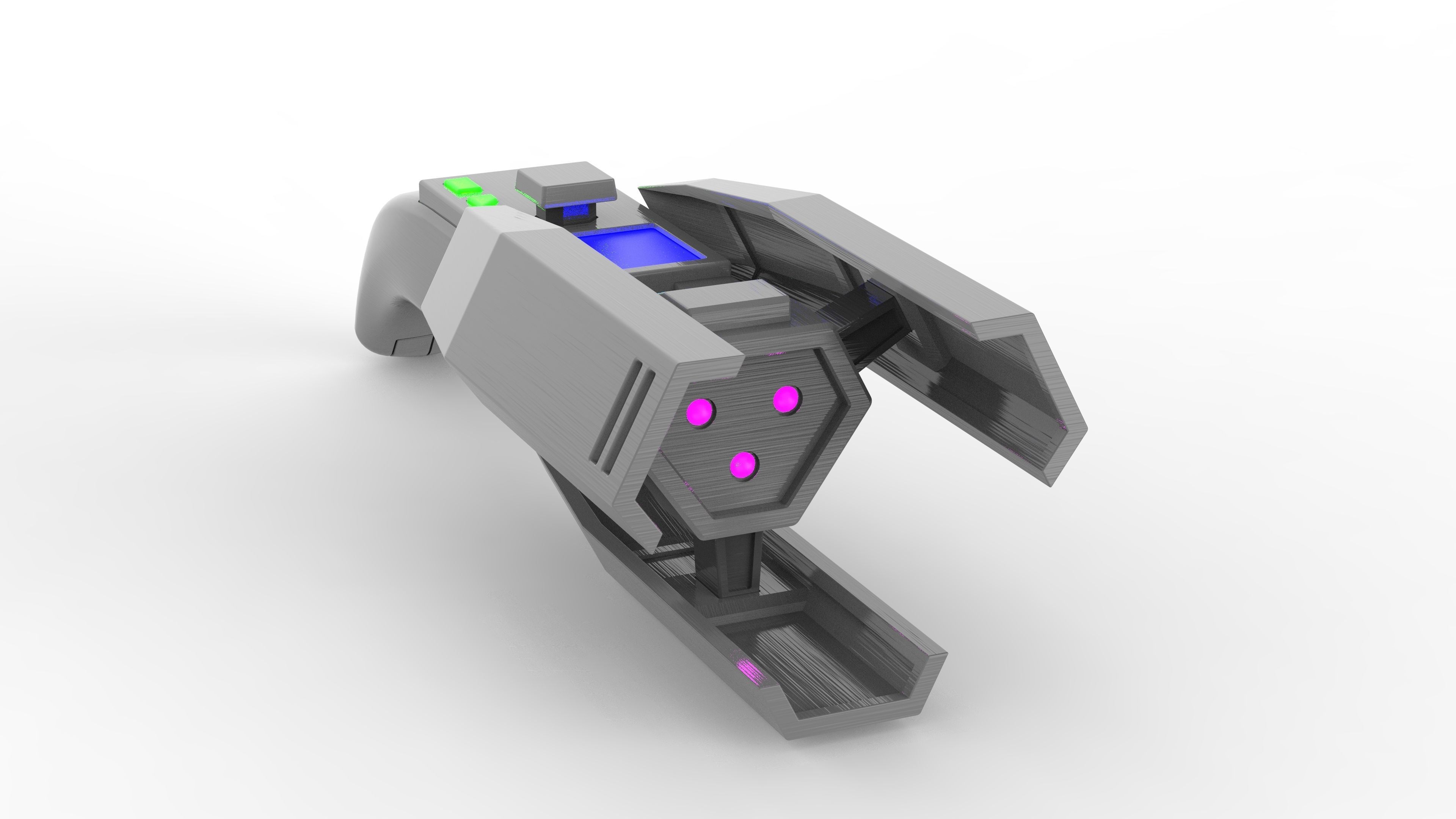 Lex Luthor Quantum Device - Justice League - 3d model - STL 3D print model_7