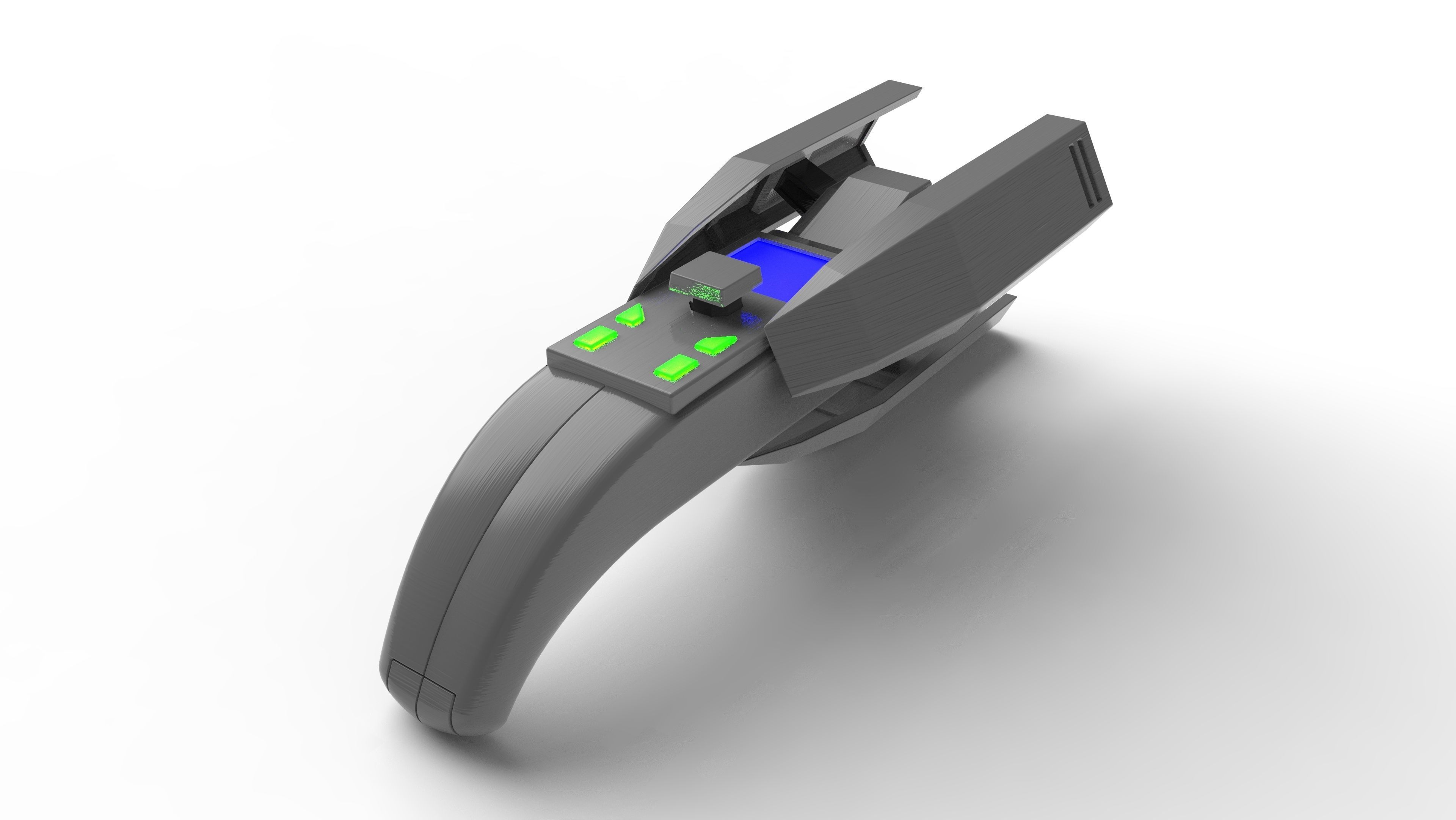 Lex Luthor Quantum Device - Justice League - 3d model - STL 3D print model_8