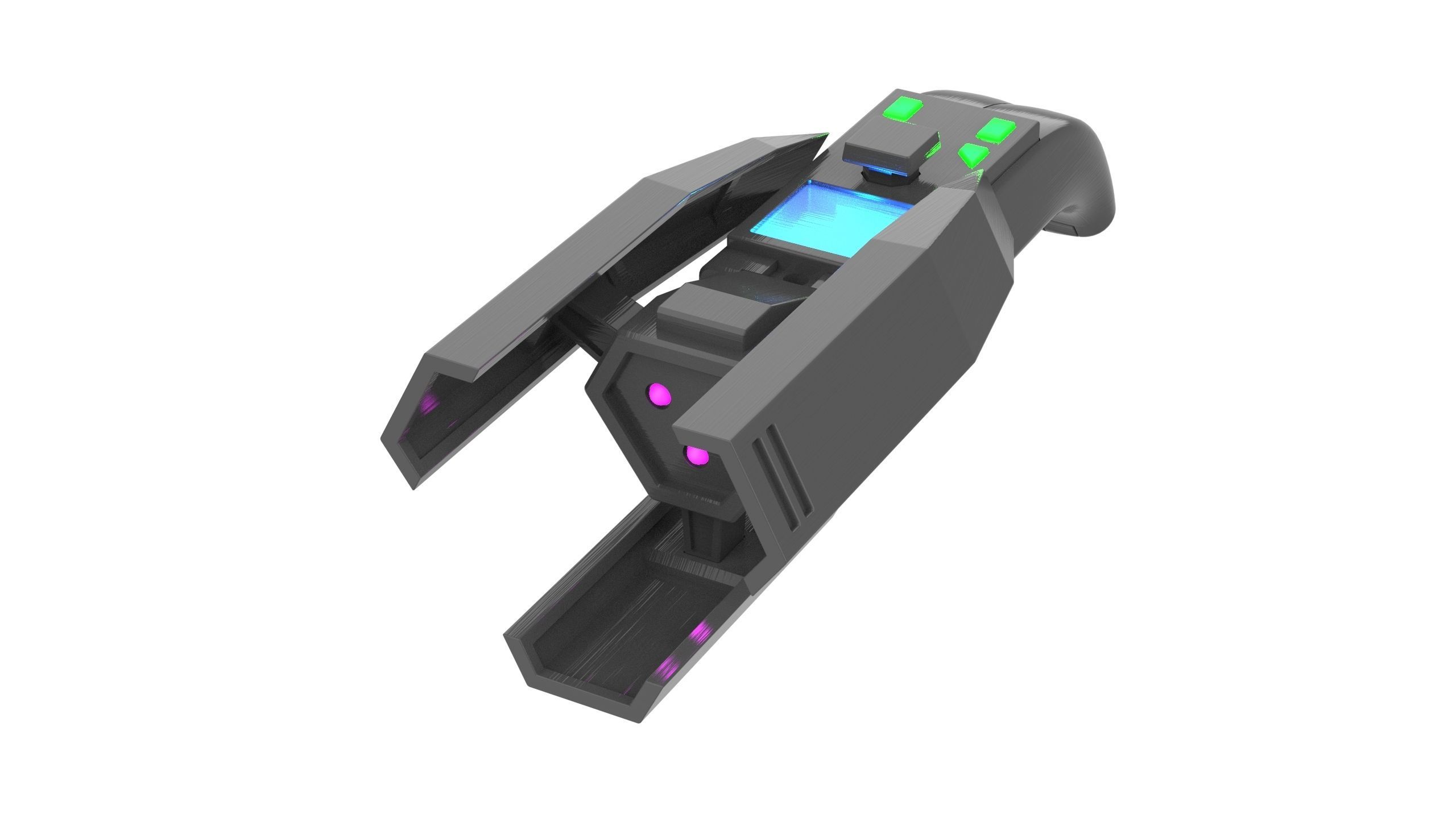 Lex Luthor Quantum Device - Justice League - 3d model - STL 3D print model_5