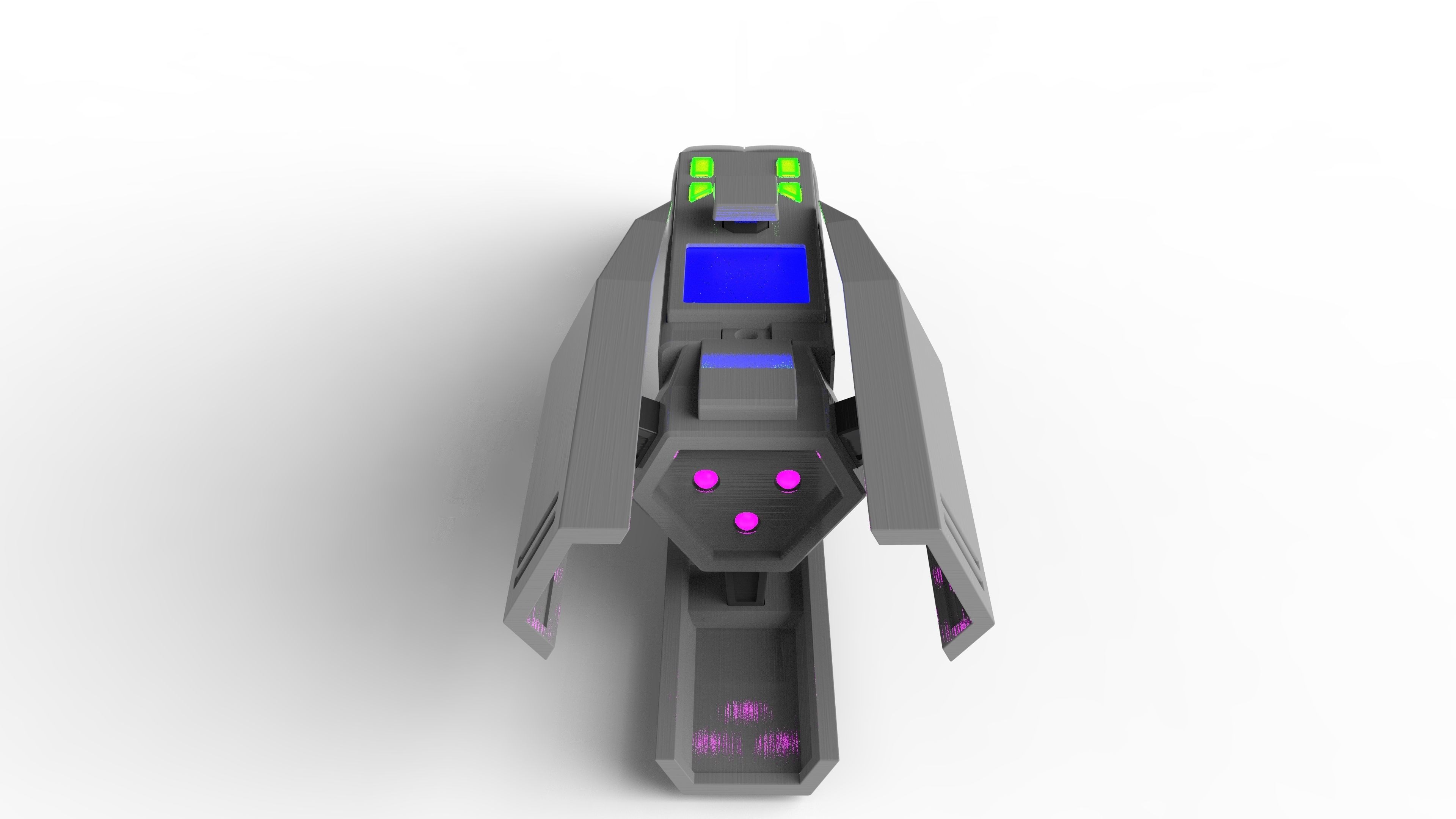 Lex Luthor Quantum Device - Justice League - 3d model - STL 3D print model_3