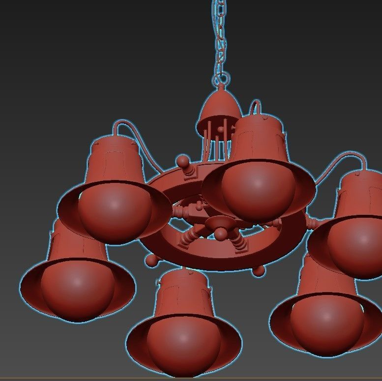 arte lamp a7006lm 6ab 3D model_4