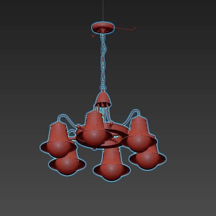 arte lamp a7006lm 6ab 3D model_2