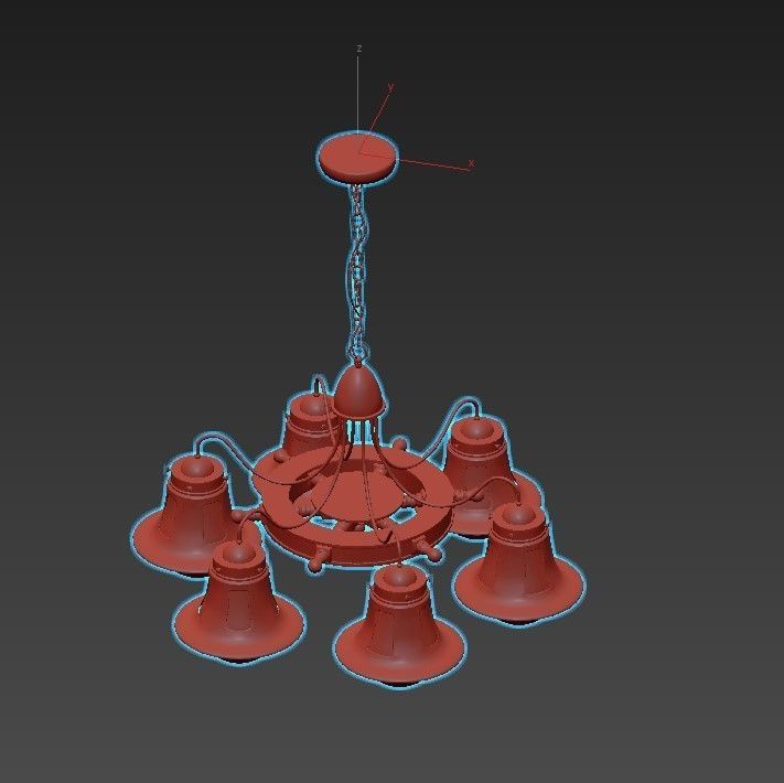 arte lamp a7006lm 6ab 3D model_3