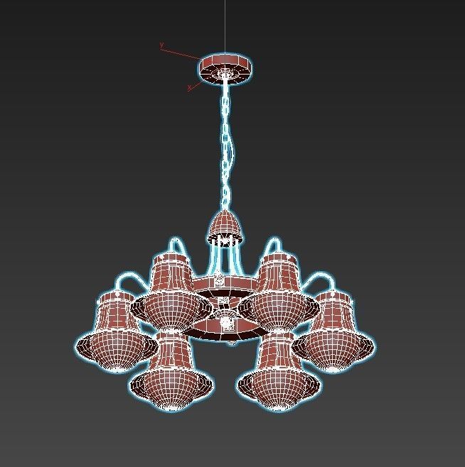 arte lamp a7006lm 6ab 3D model_6