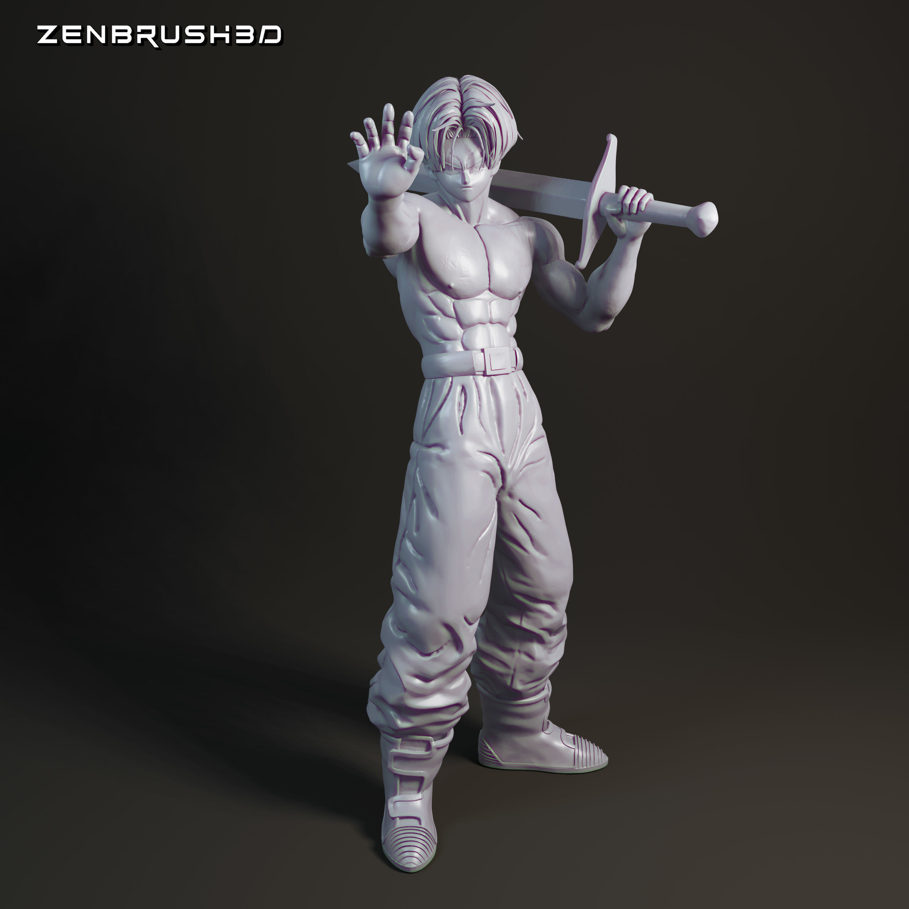 TRUNKS DEL FUTURO 3D print model_8