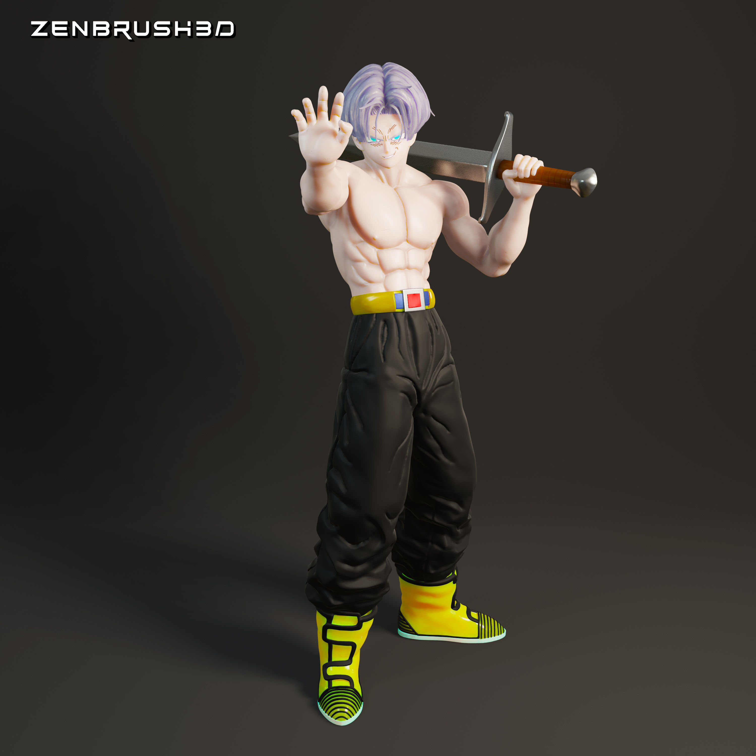 TRUNKS DEL FUTURO 3D print model_5