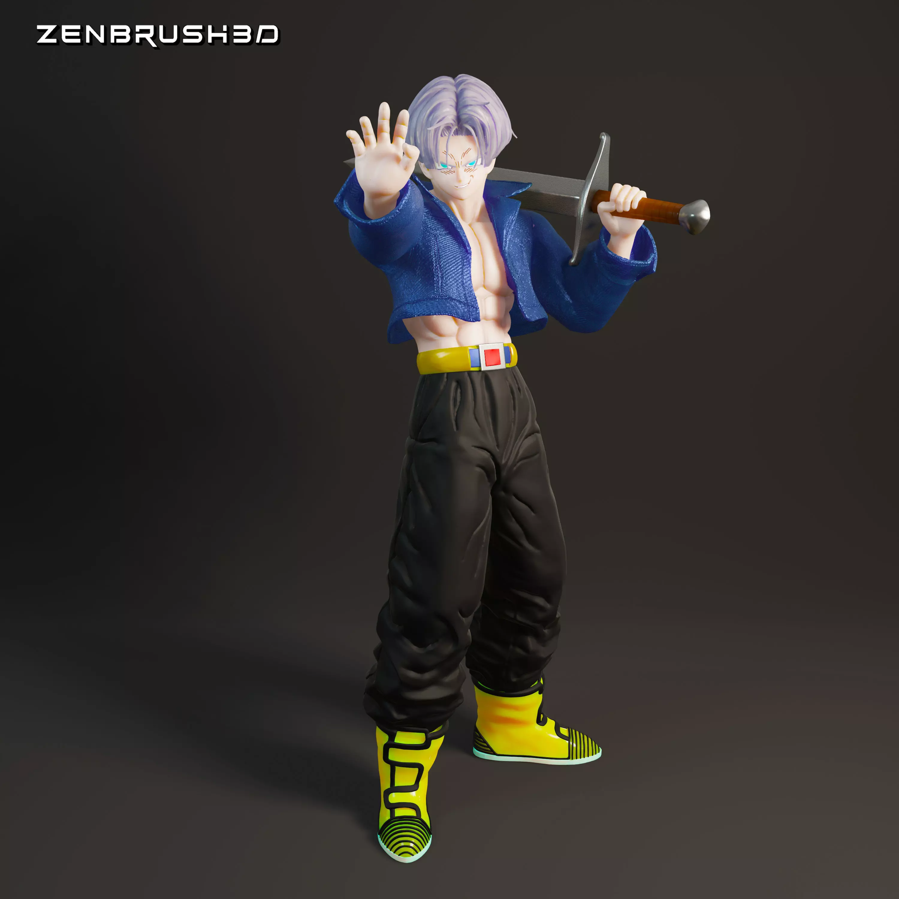 TRUNKS DEL FUTURO 3D print model_0