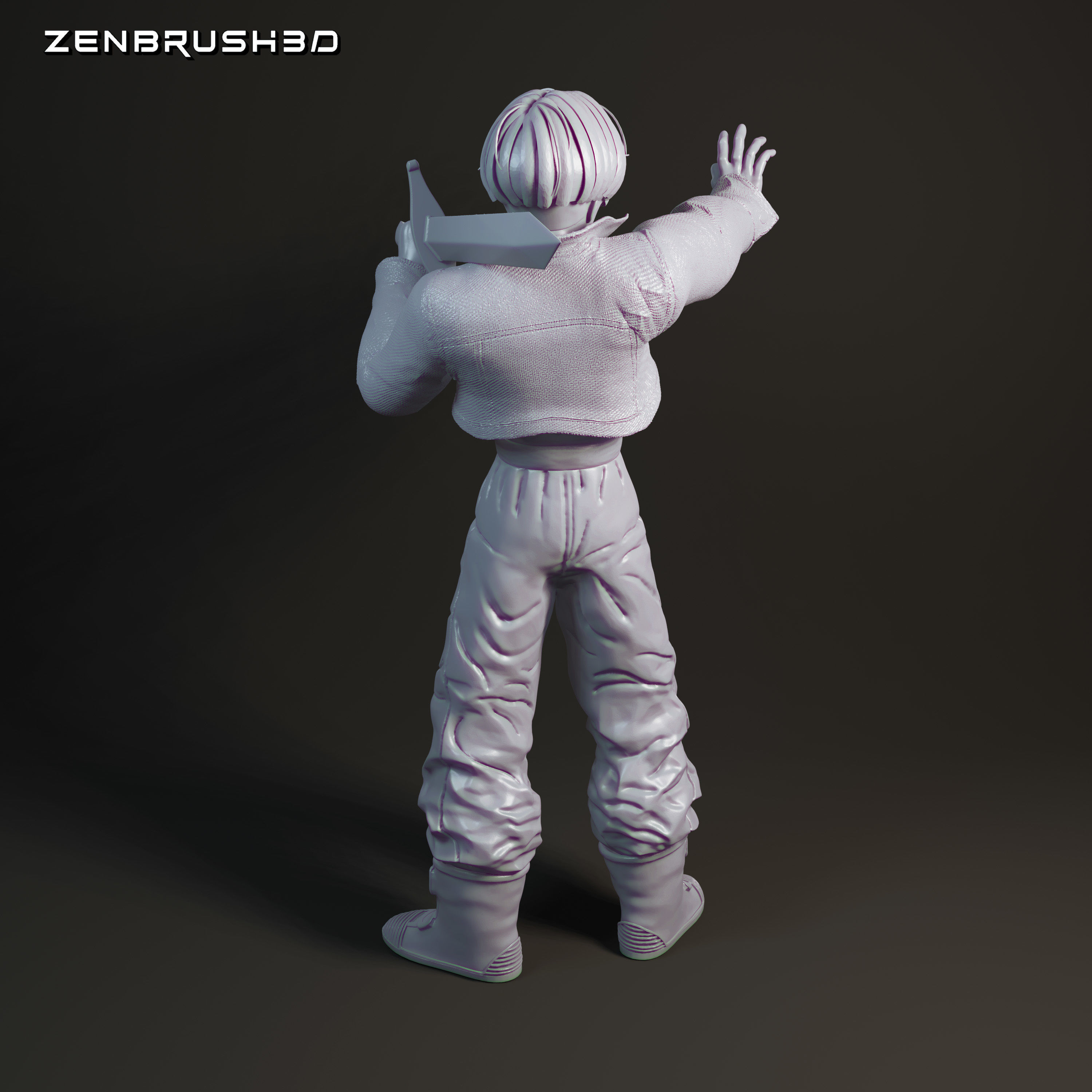 TRUNKS DEL FUTURO 3D print model_7