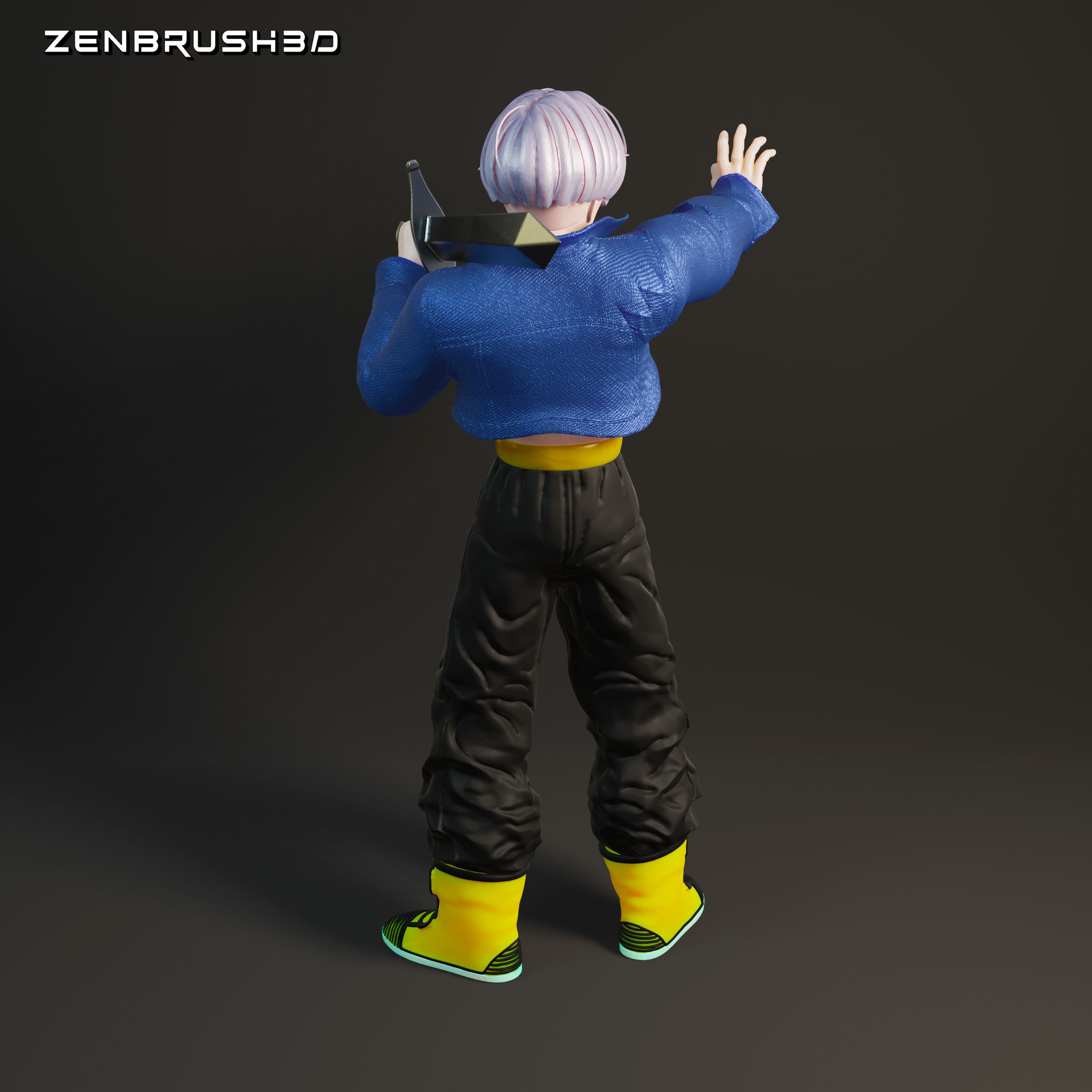 TRUNKS DEL FUTURO 3D print model_2