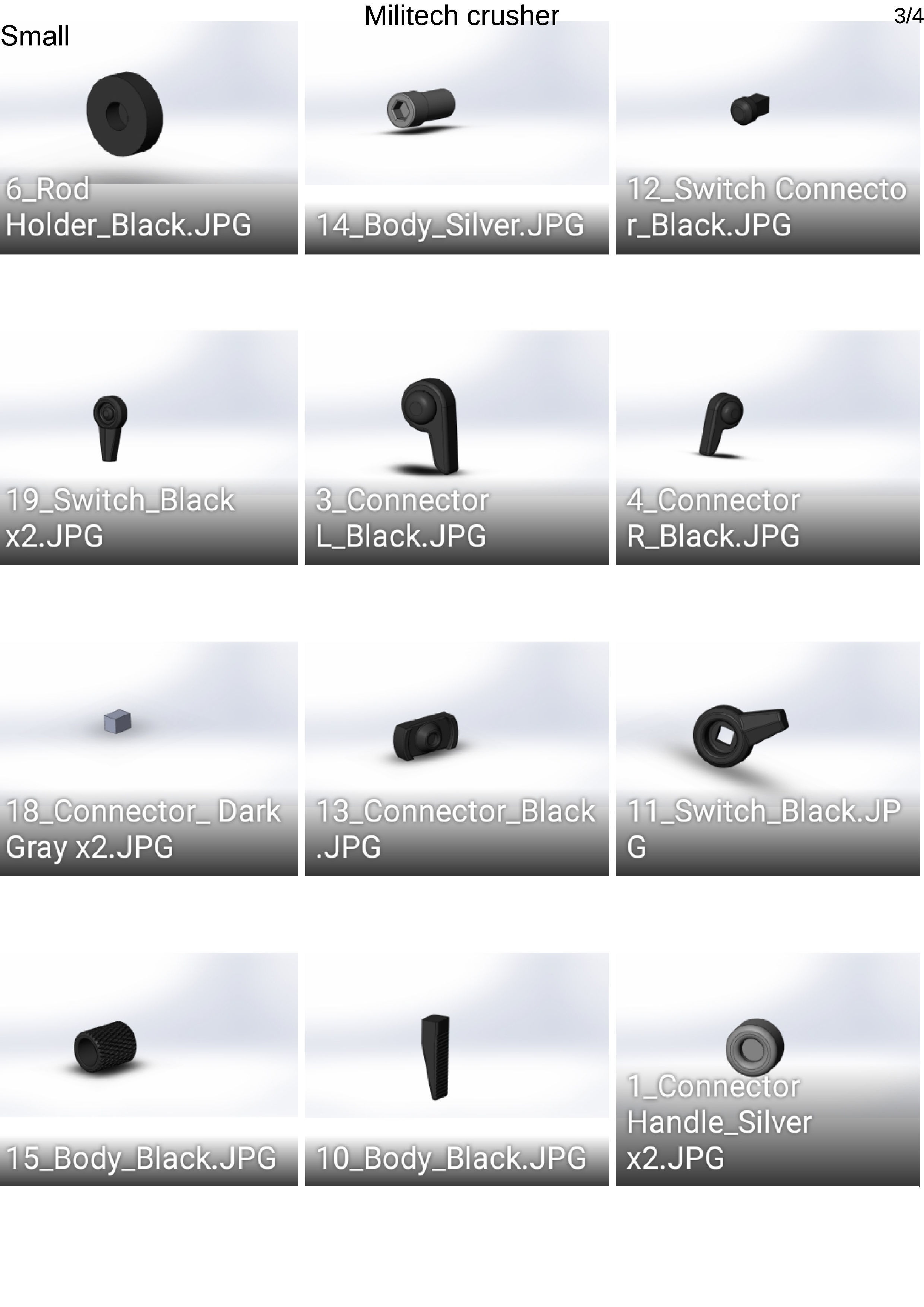 Militech Crasher - Cyberpunk 2077 - Printable 3d model - STL 3D print model_26