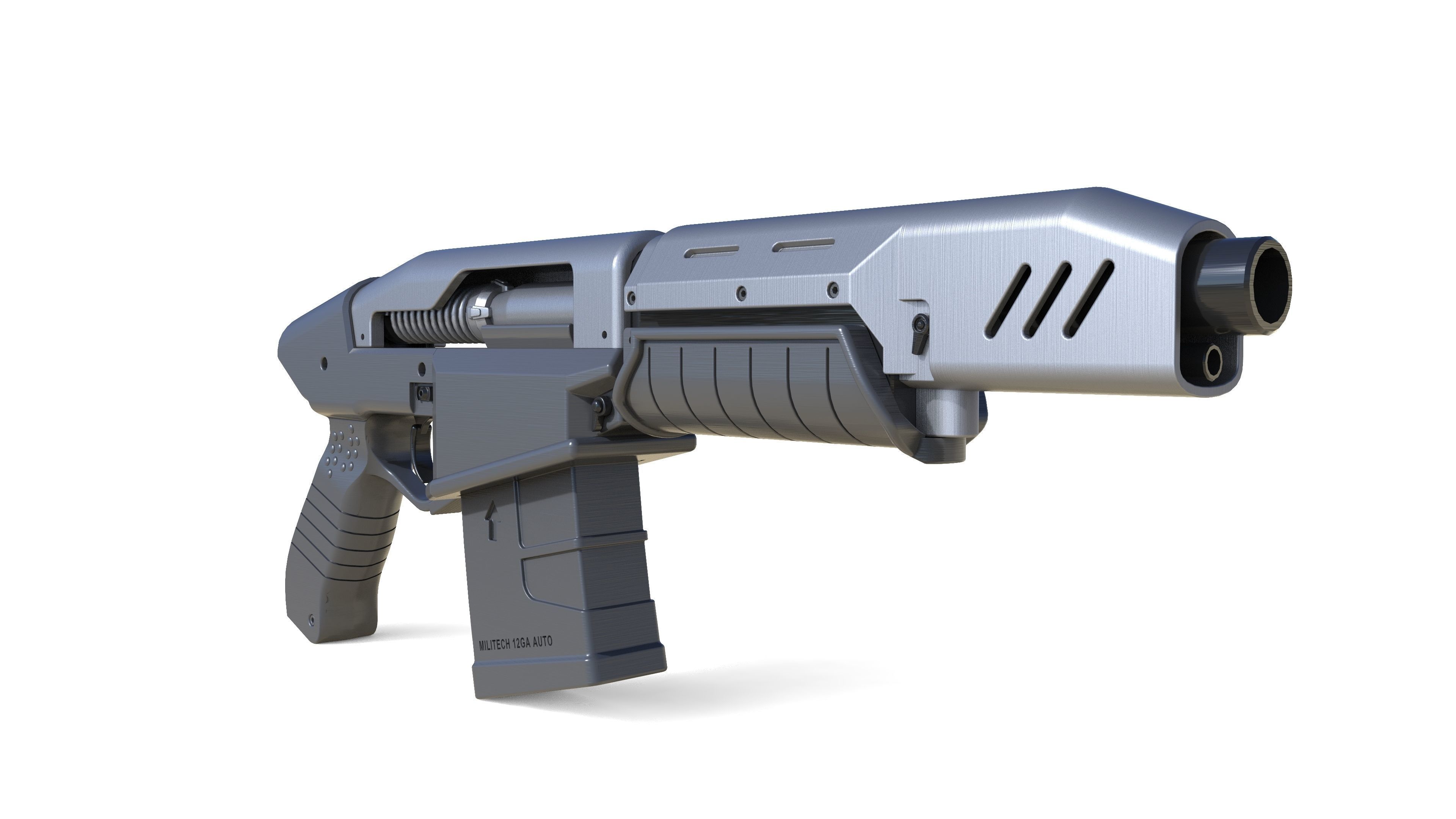 Militech Crasher - Cyberpunk 2077 - Printable 3d model - STL 3D print model_2