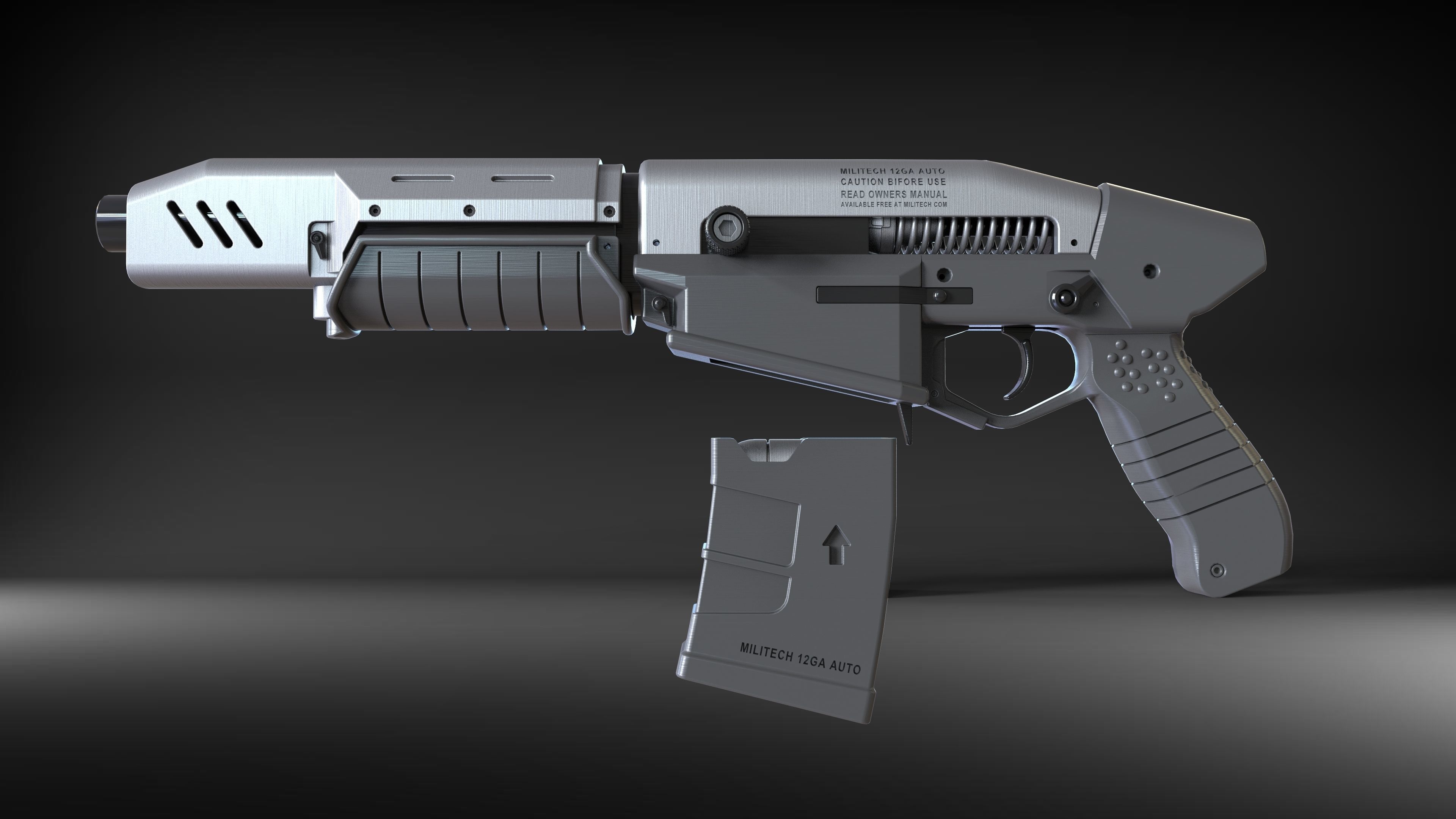 Militech Crasher - Cyberpunk 2077 - Printable 3d model - STL 3D print model_18