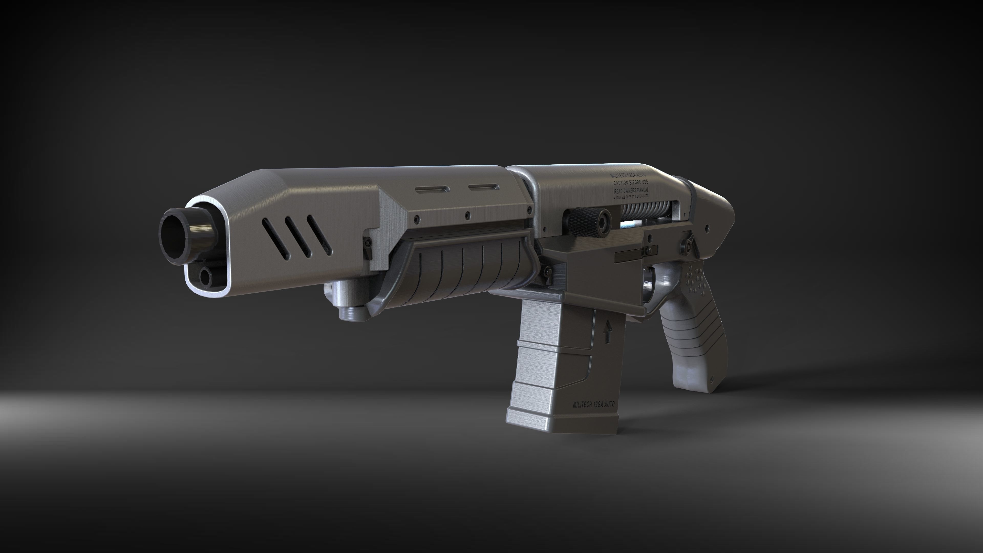 Militech Crasher - Cyberpunk 2077 - Printable 3d model - STL 3D print model_15