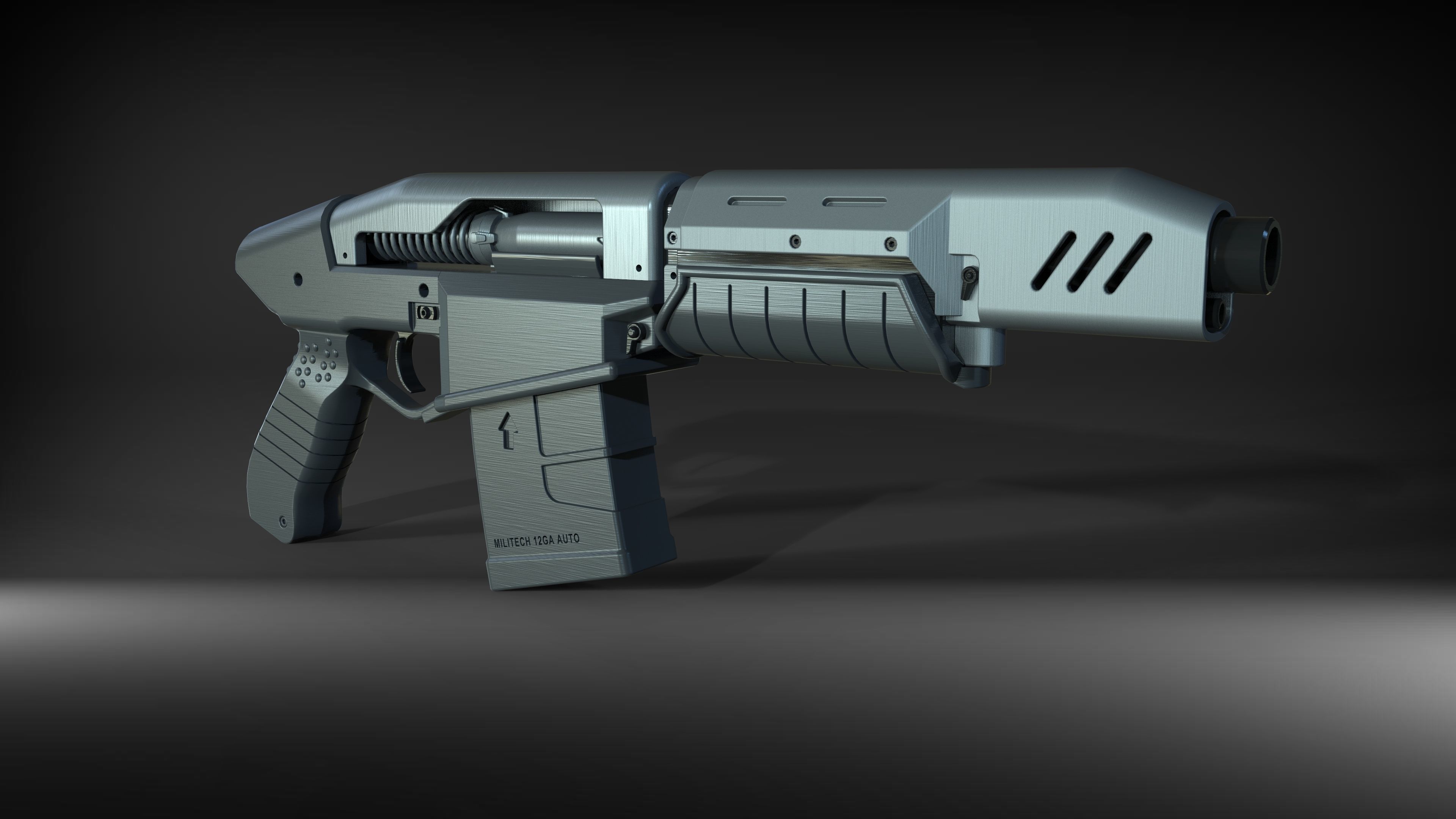 Militech Crasher - Cyberpunk 2077 - Printable 3d model - STL 3D print model_10